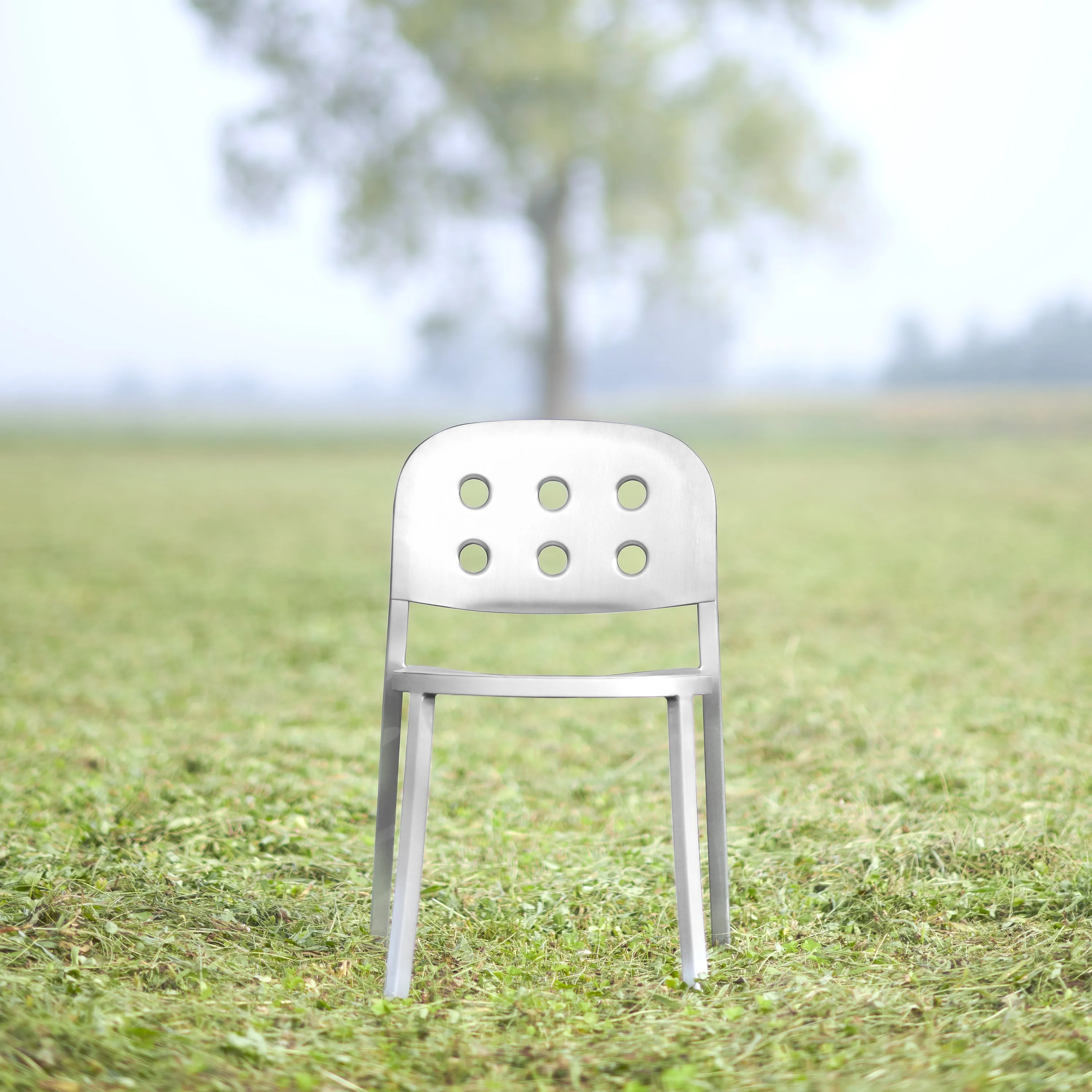 1 Inch Aluminum Stacking Chair