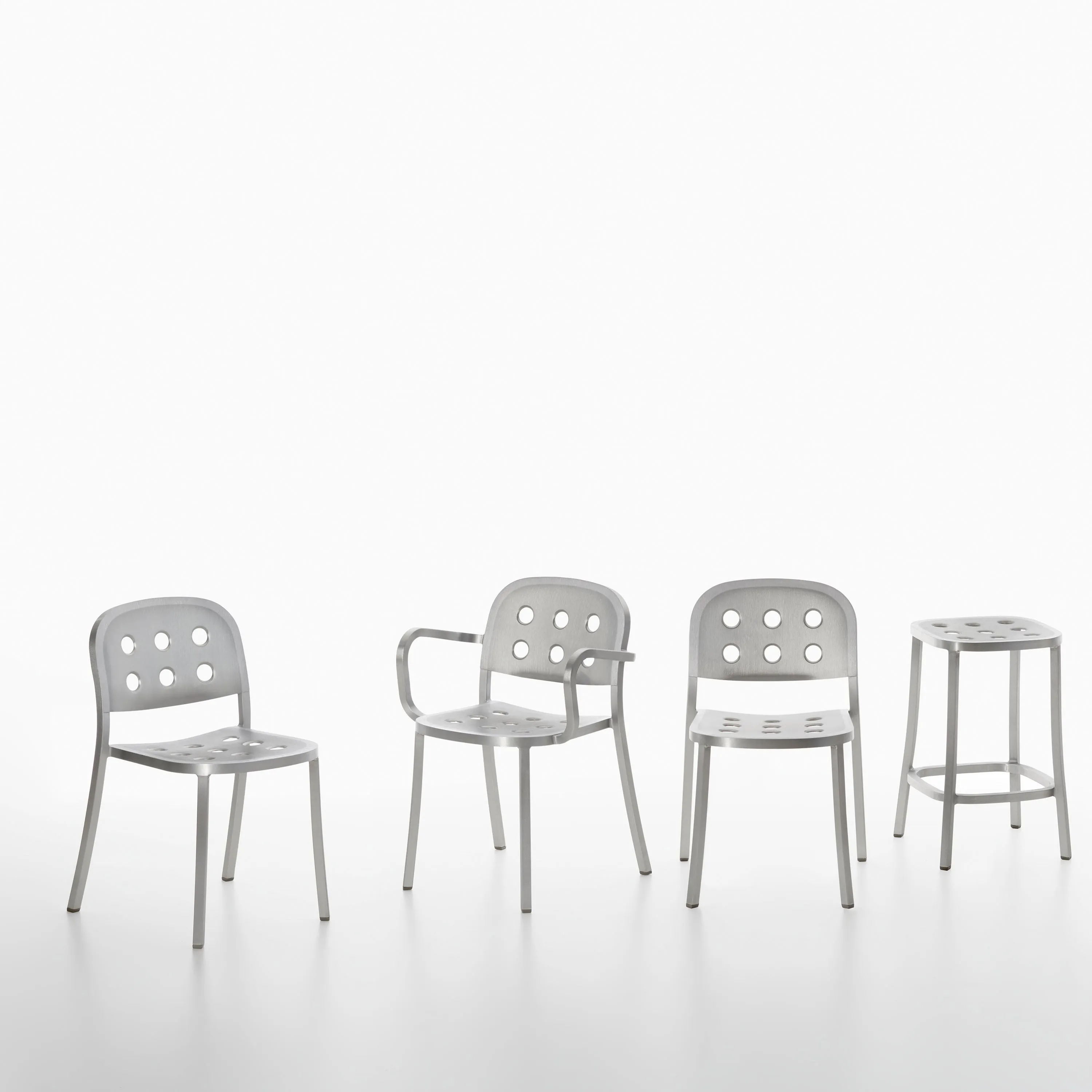 1 Inch Aluminum Stacking Chair