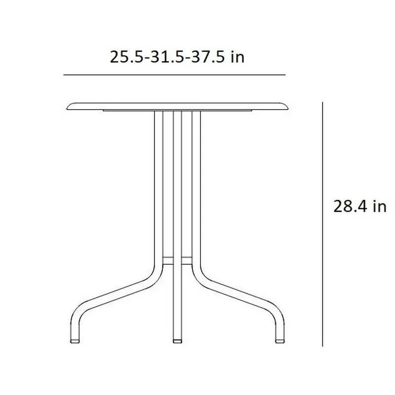 1 Inch Round Cafe Table