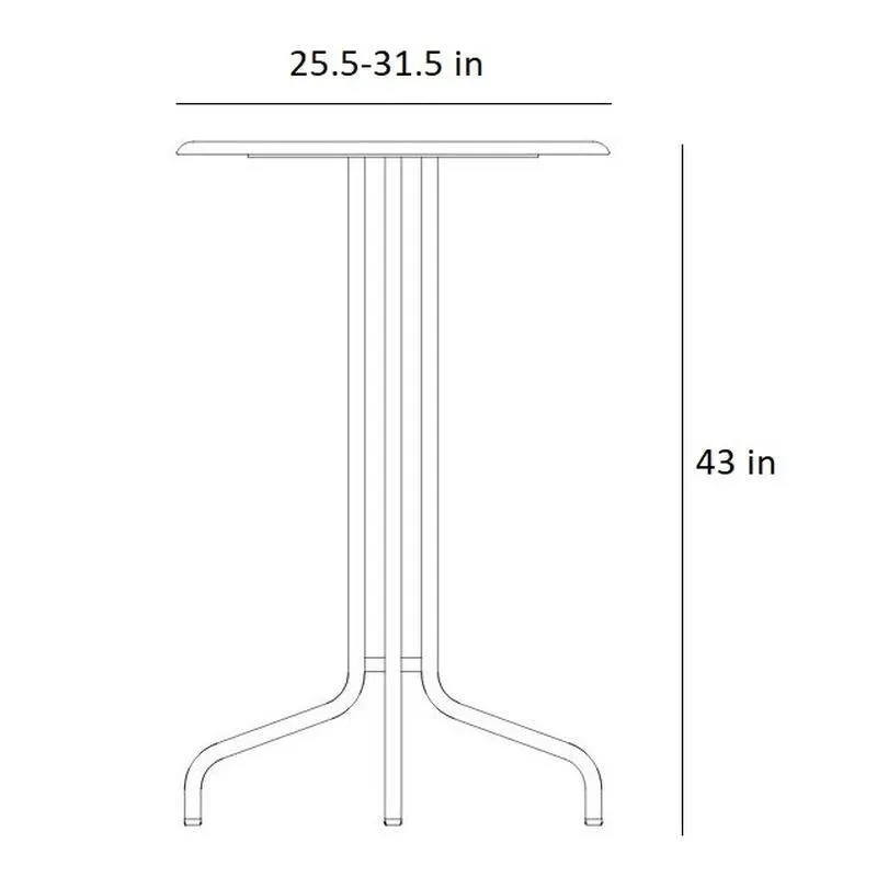 1 Inch Square Bar Table