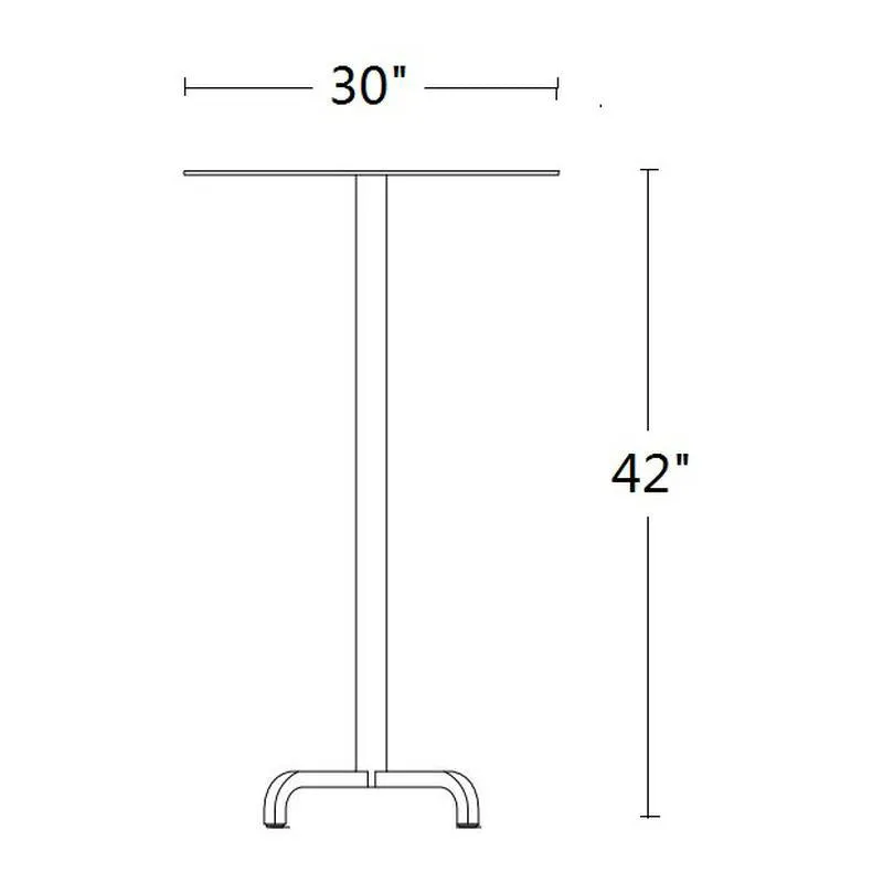 20-06 Round Bar Table