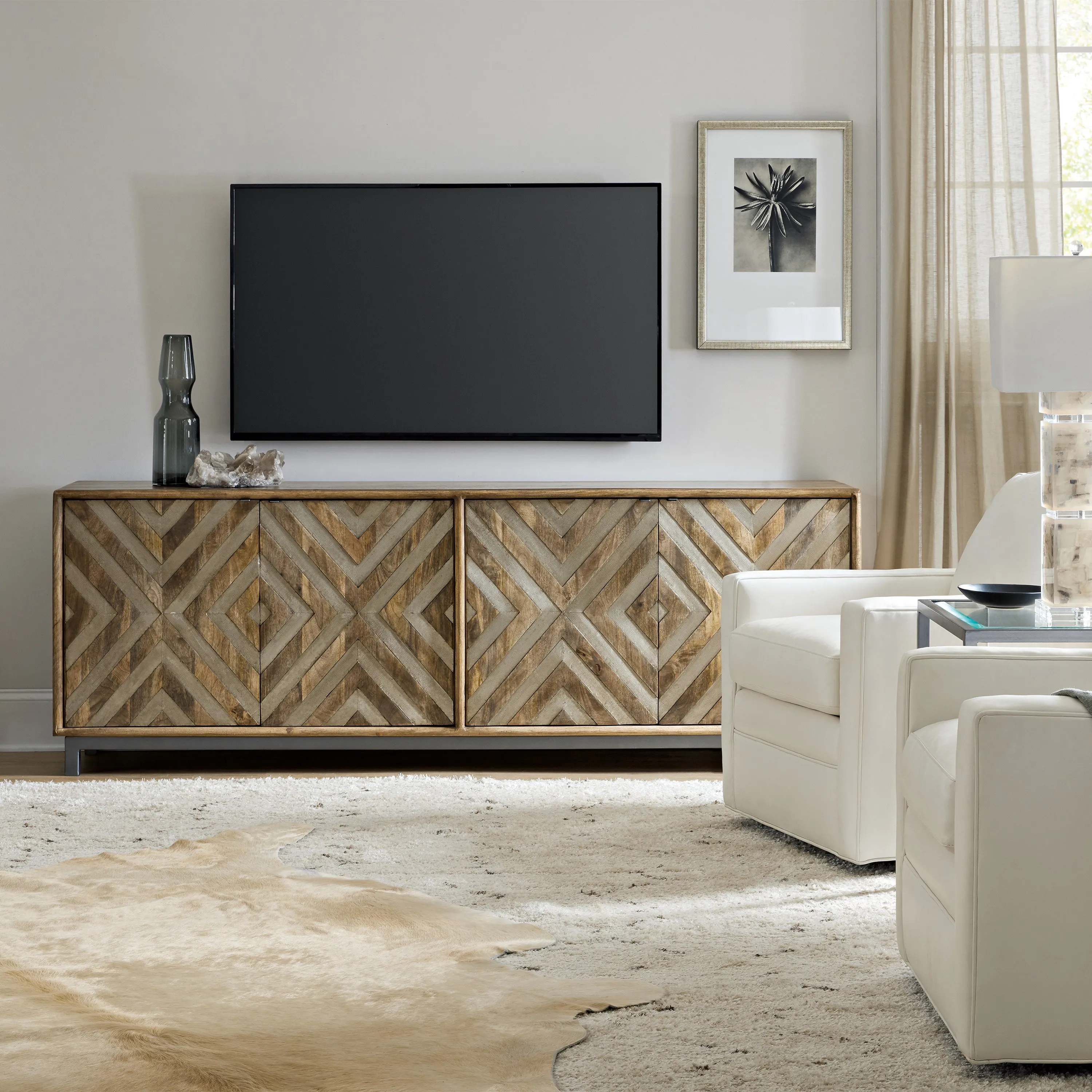 4-Door Entertainment Console