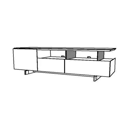 68 Inch Agora Media Cabinet