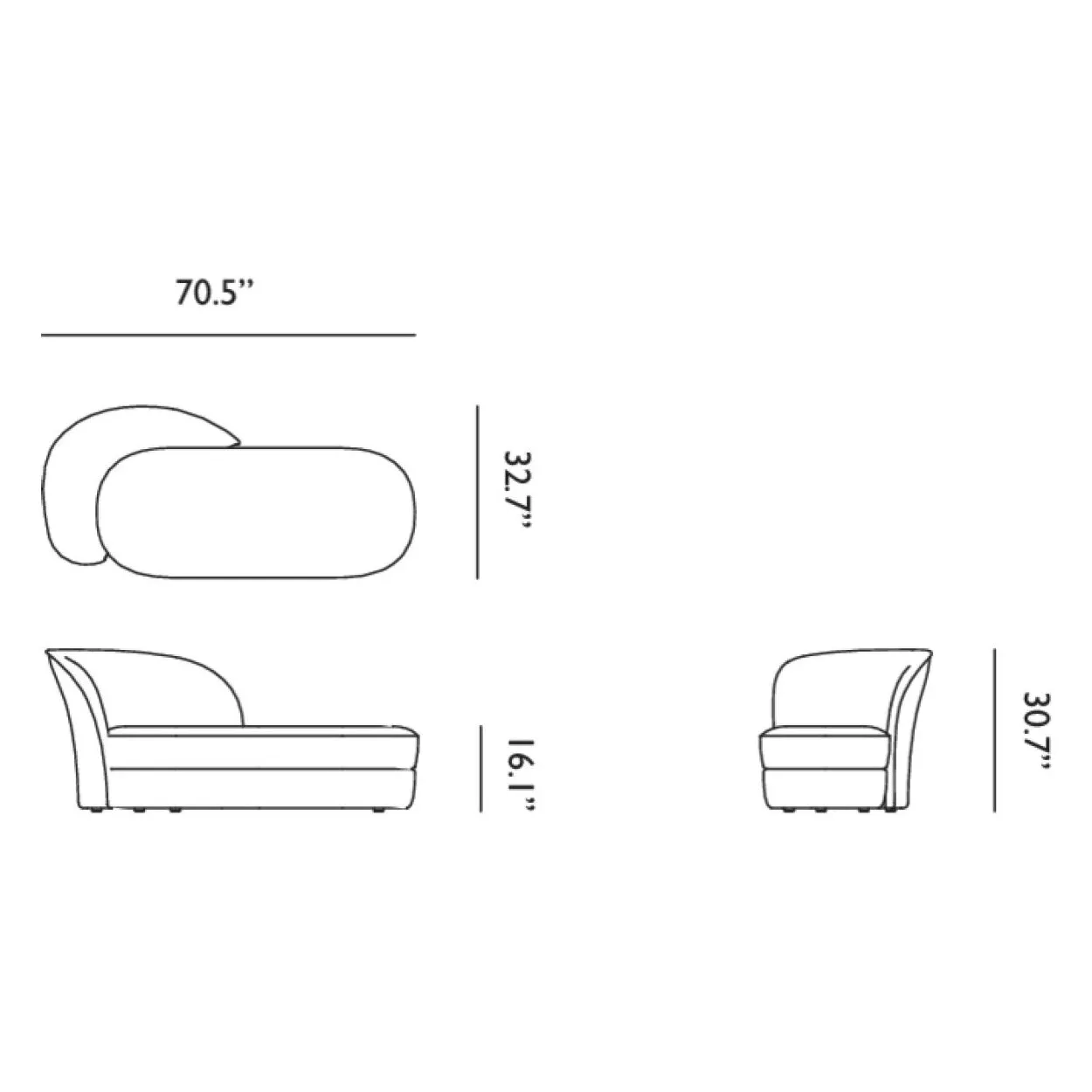 Aldora Chaise Longue