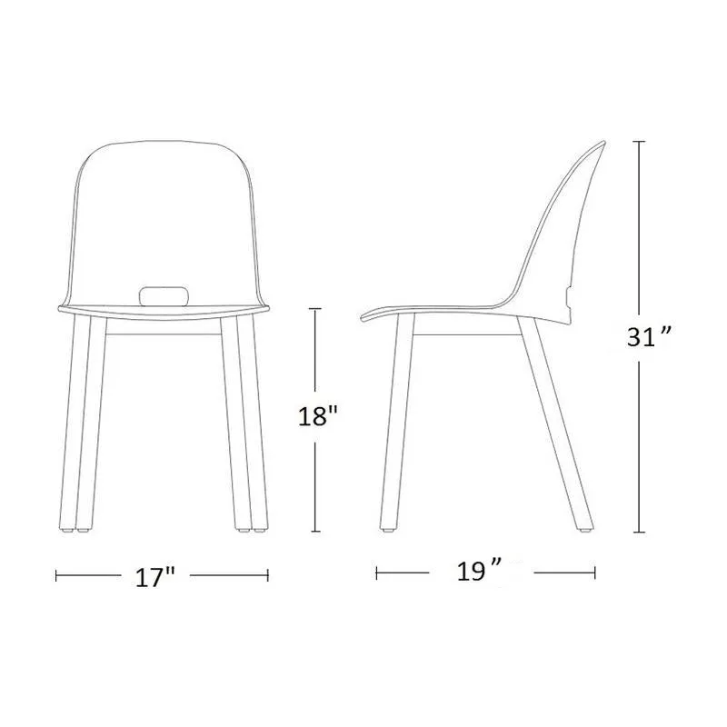 Alfi Aluminum High Back Chair