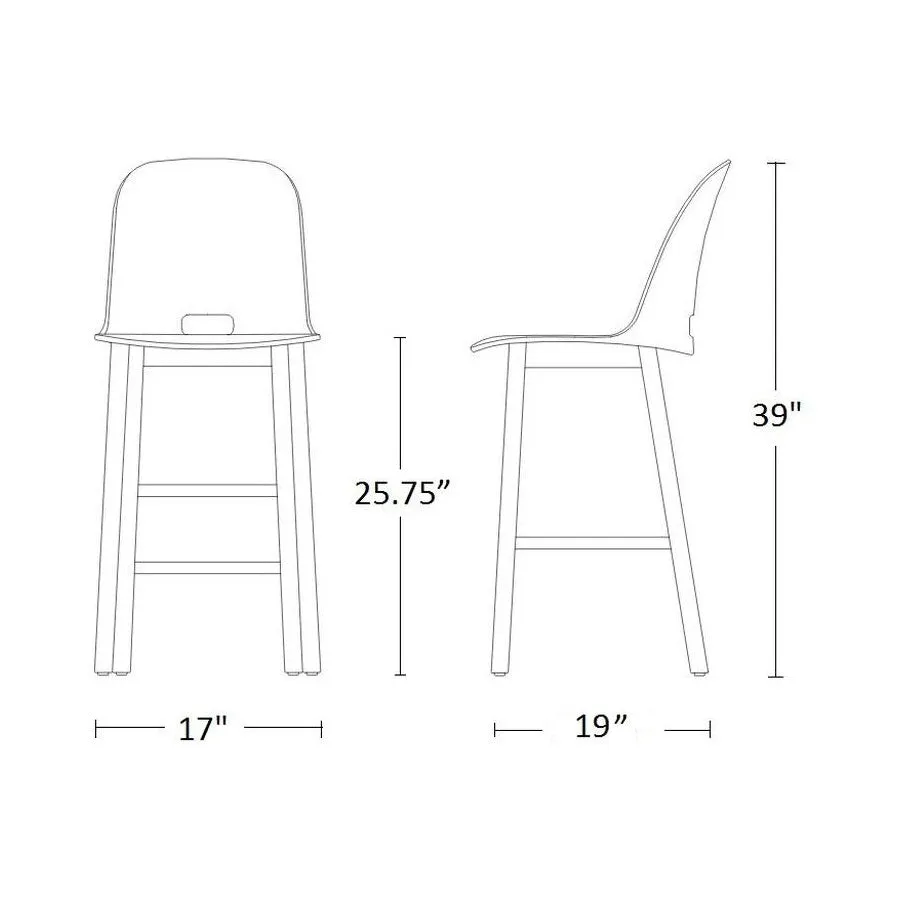 Alfi High Back Stool
