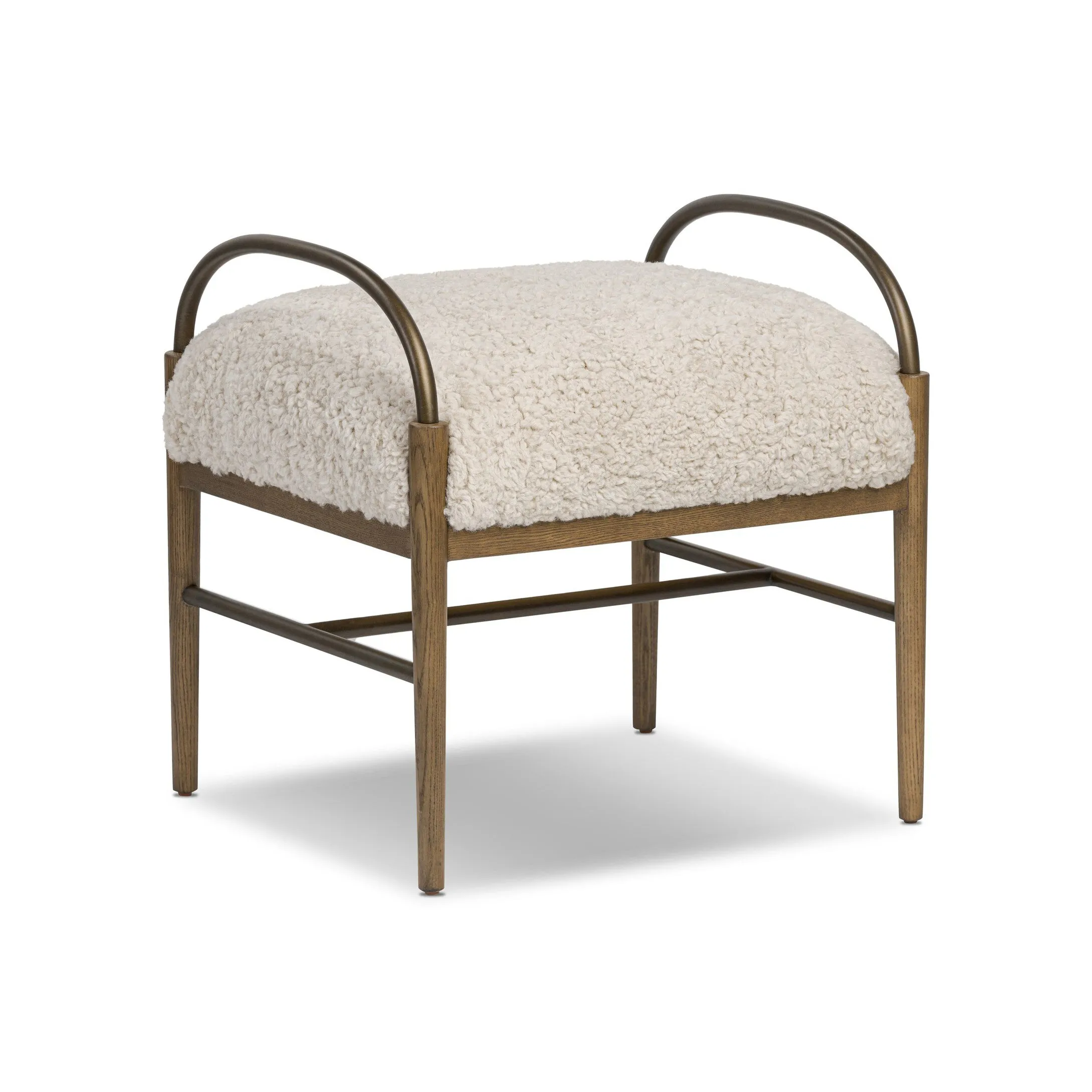 Amber Lewis x Four Hands Demi Accent Stool