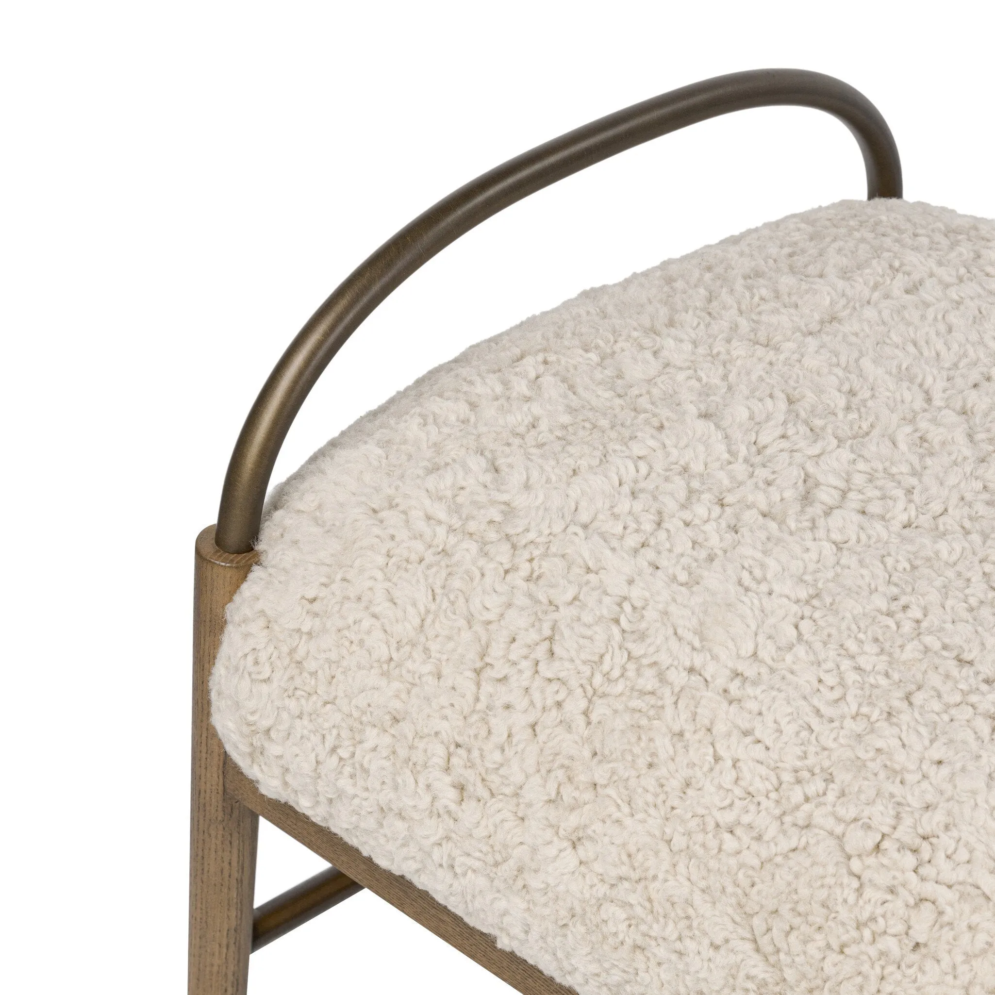 Amber Lewis x Four Hands Demi Accent Stool