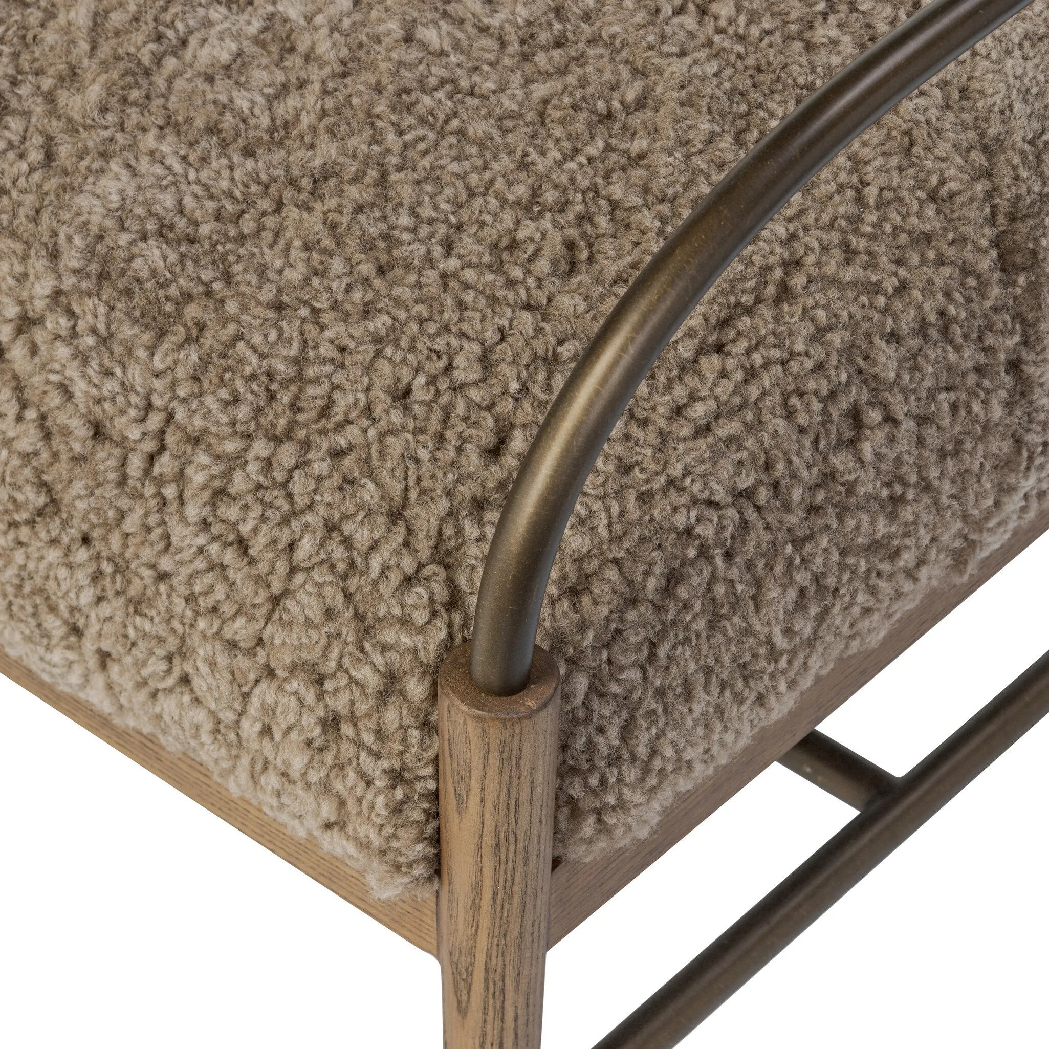 Amber Lewis x Four Hands Demi Accent Stool