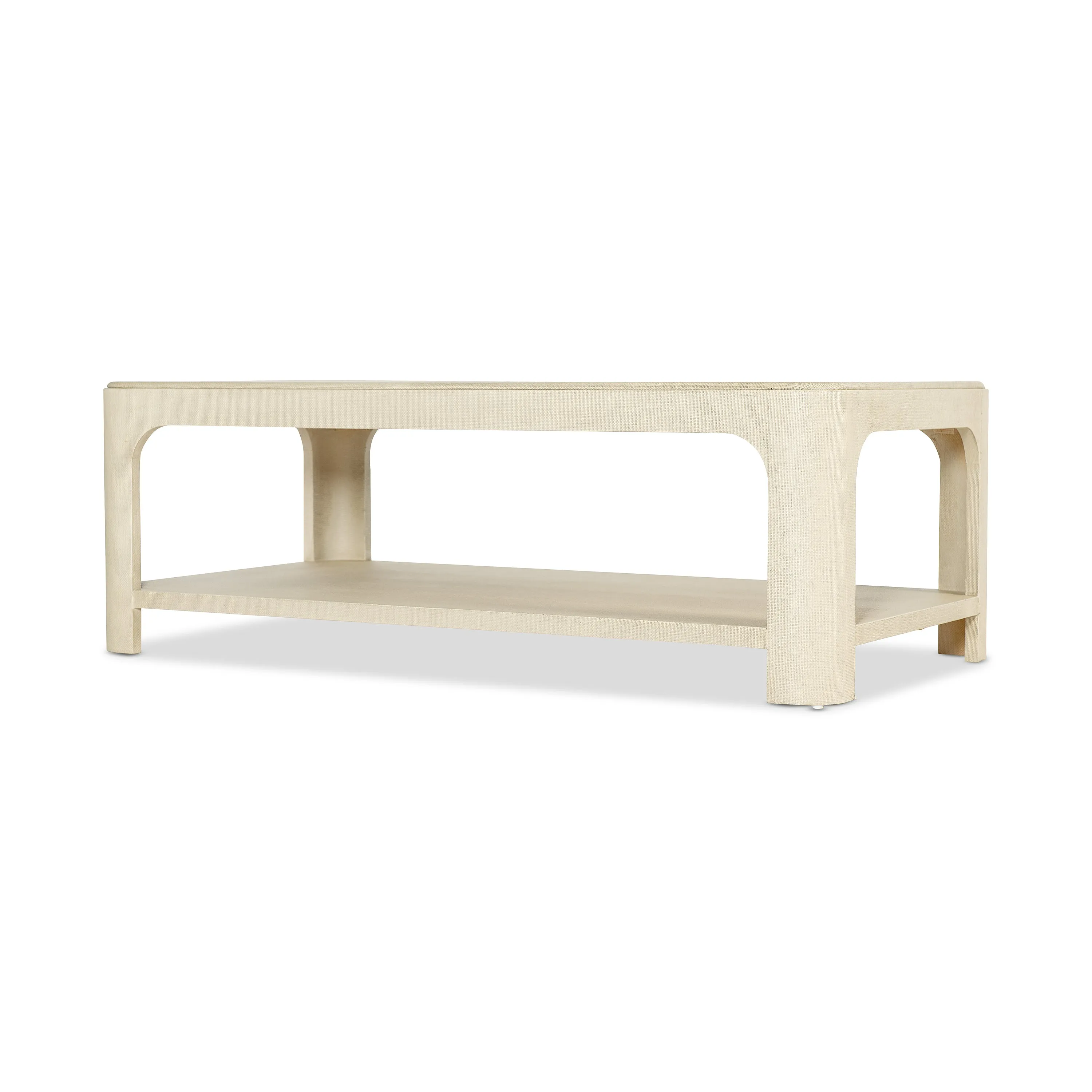 Archives Raffia Rectangle Cocktail Table