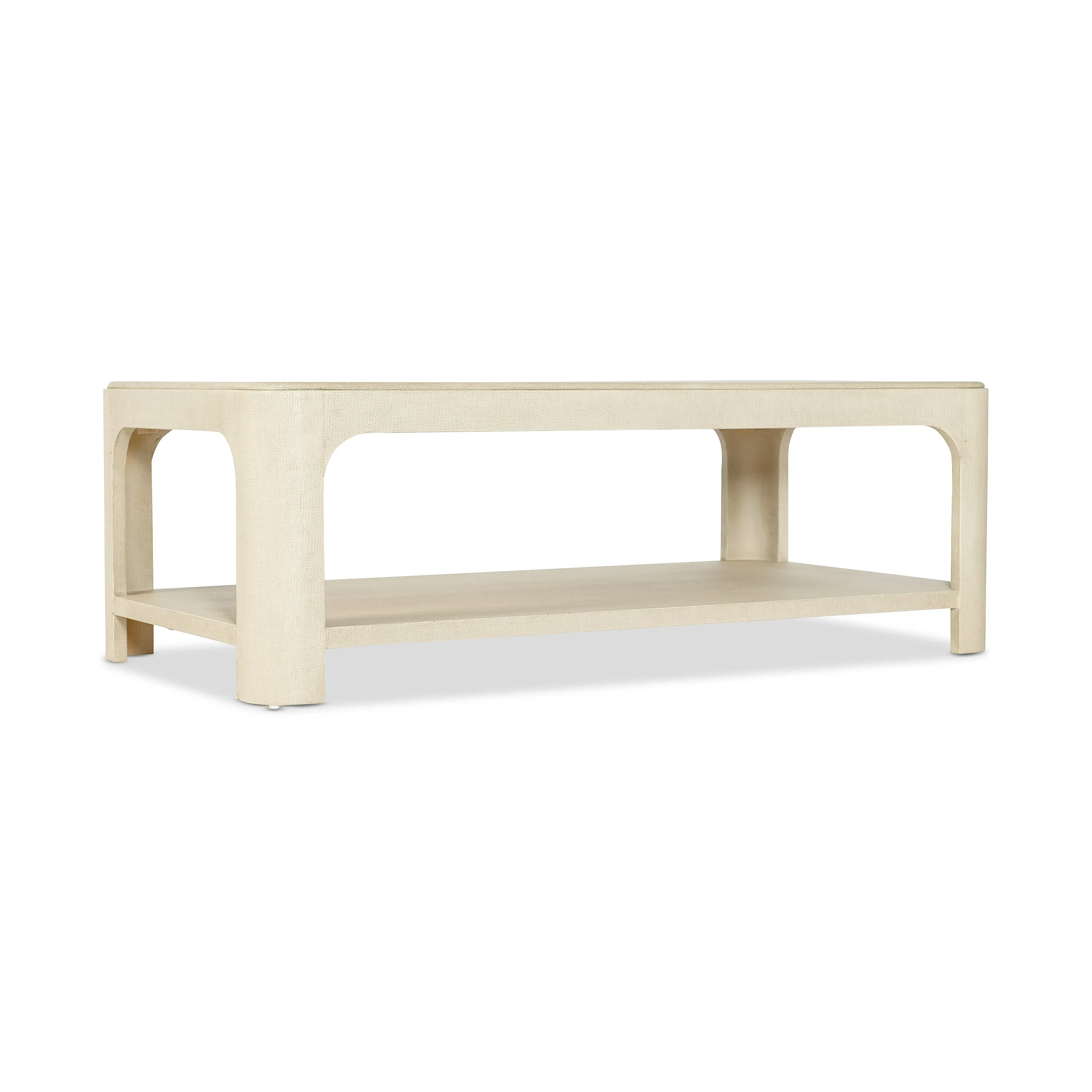 Archives Raffia Rectangle Cocktail Table