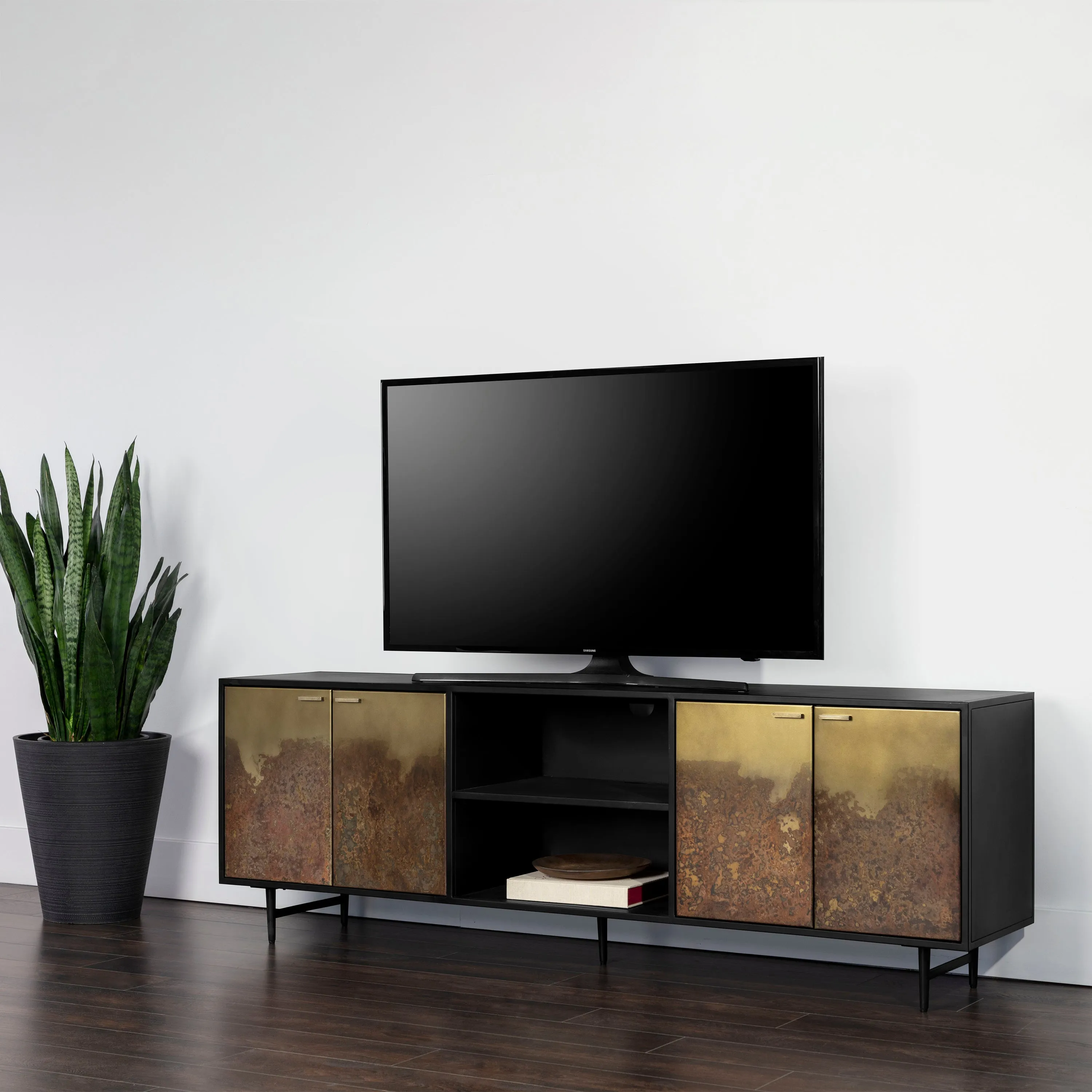 Auburn Media Console And Cabinet