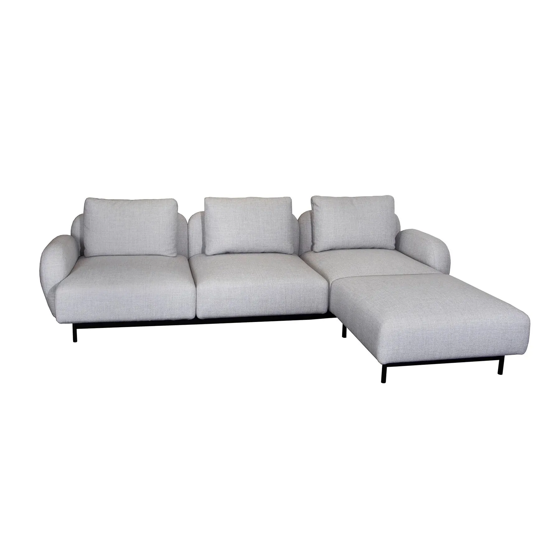 Aura 3-Seater Sofa & Chaise Lounge