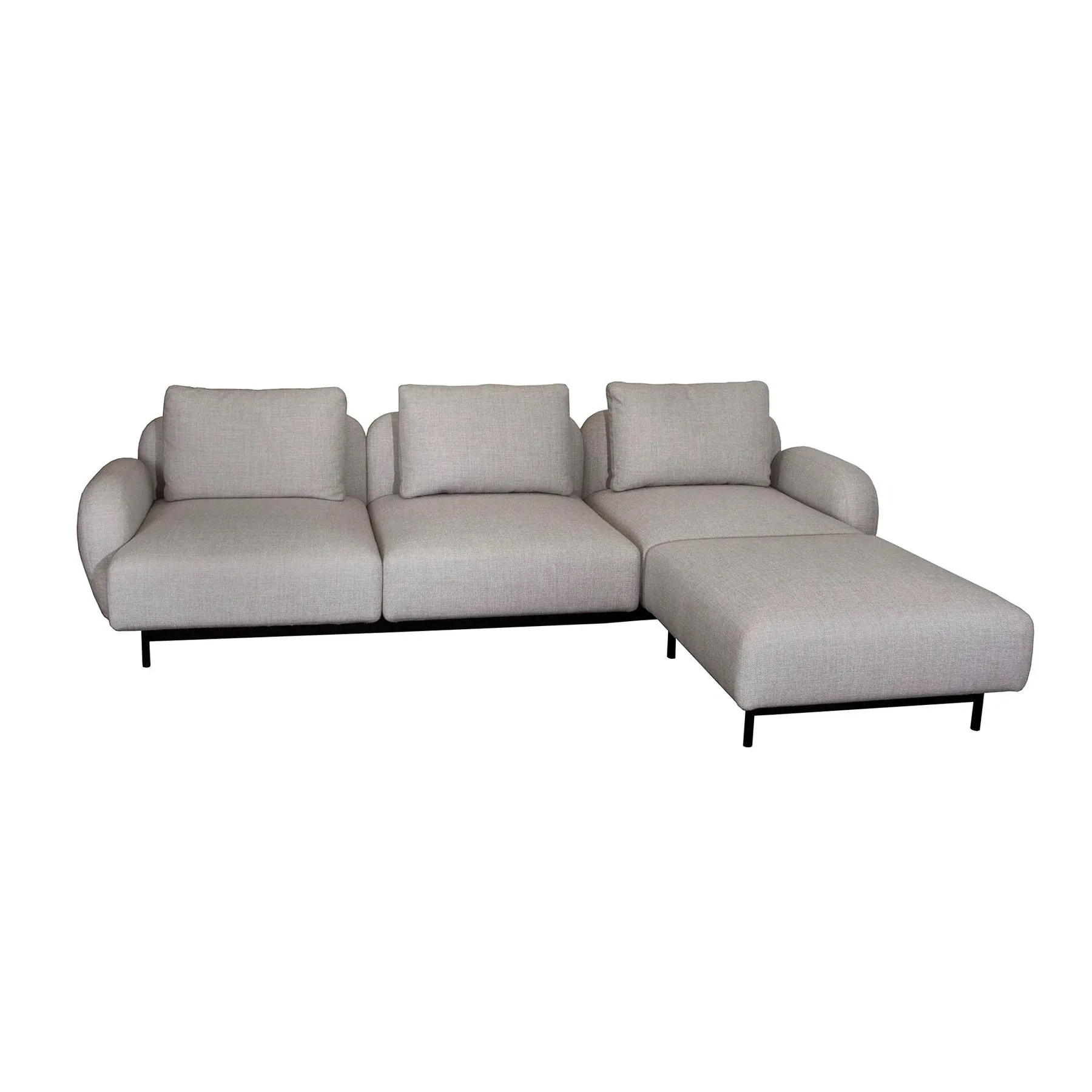 Aura 3-Seater Sofa & Chaise Lounge