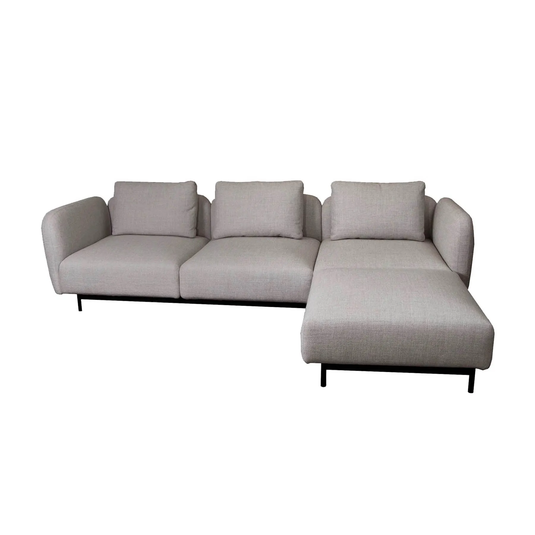 Aura 3-Seater Sofa & Chaise Lounge