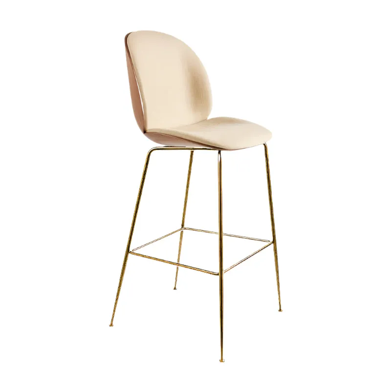Beetle 3D Veneer Front Upholstered Stool
