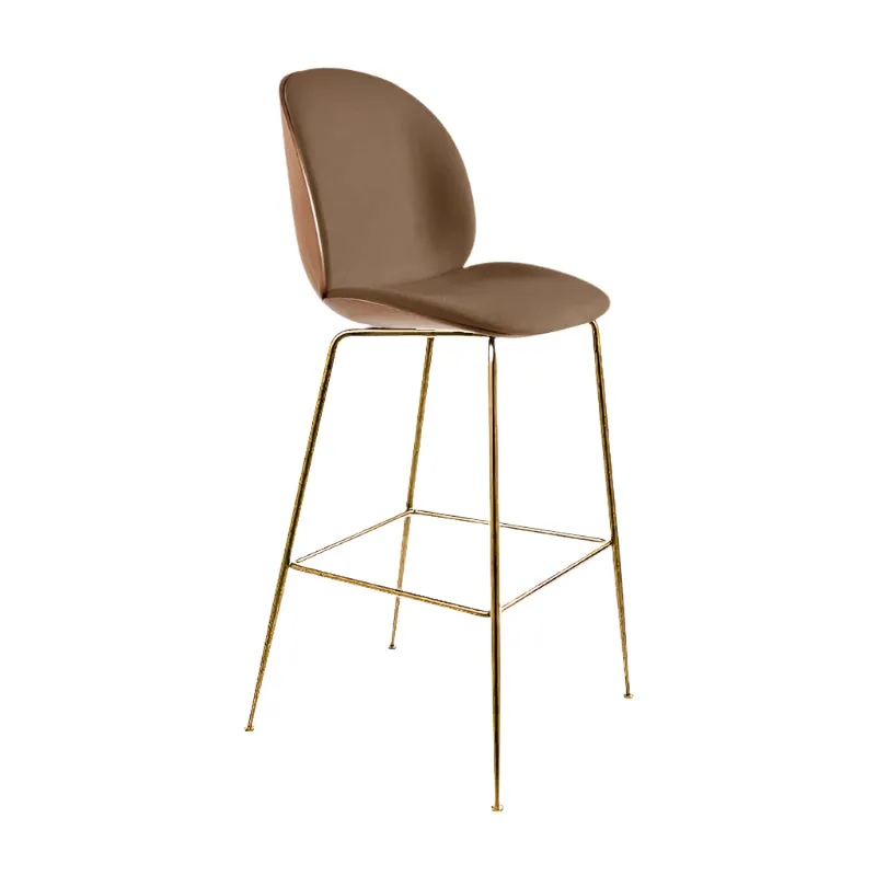 Beetle 3D Veneer Front Upholstered Stool