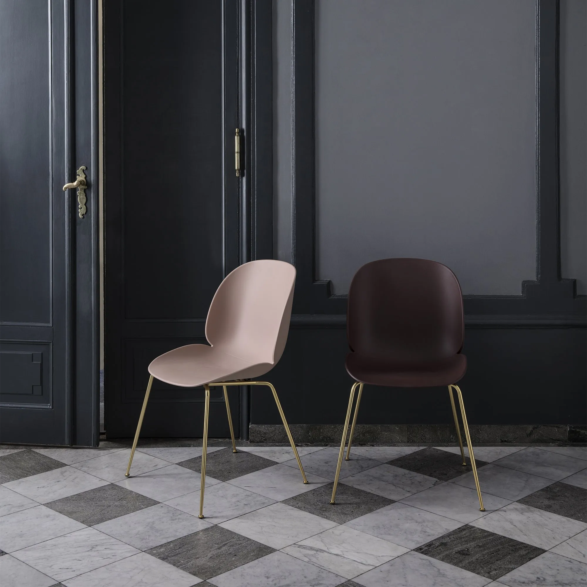 Beetle Dining Chair - Conic Base