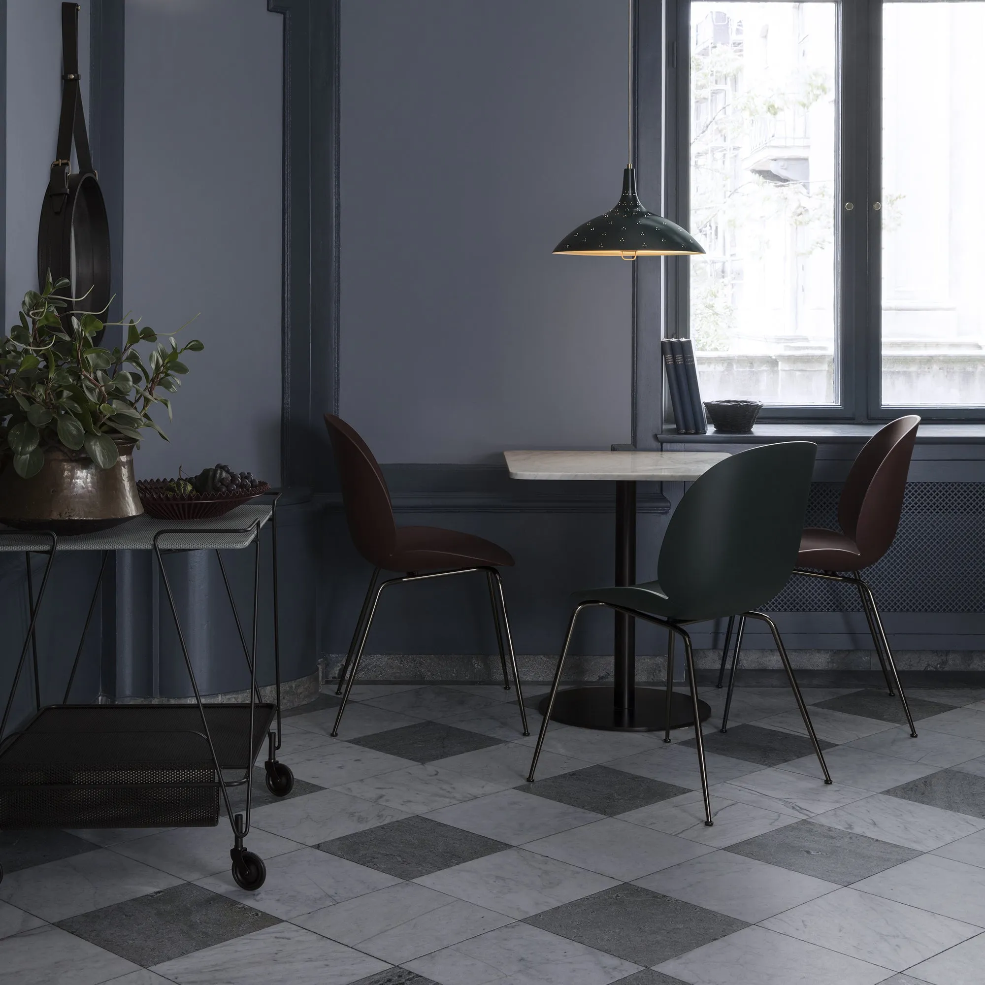 Beetle Dining Chair - Conic Base