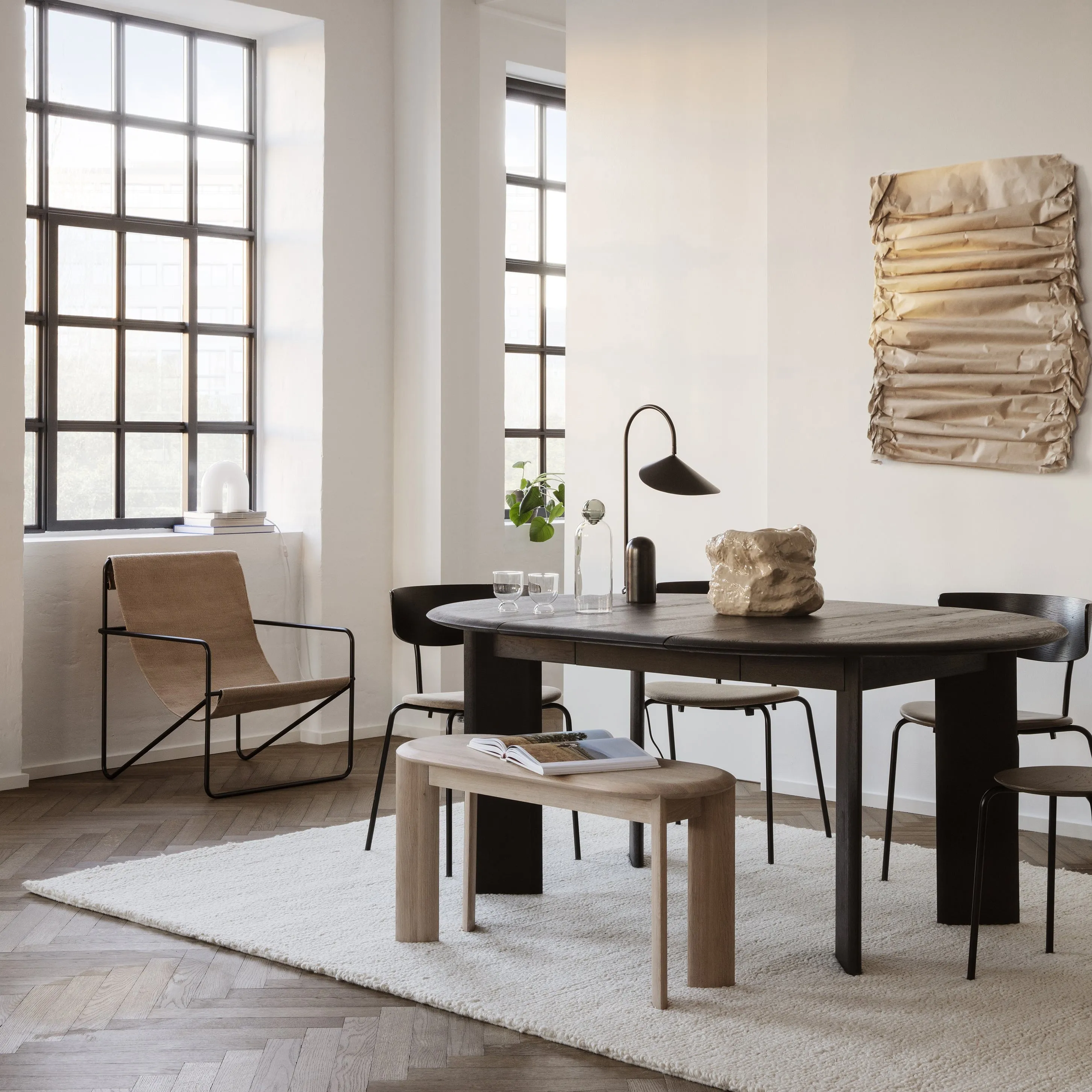 Bevel Extendable Dining Table