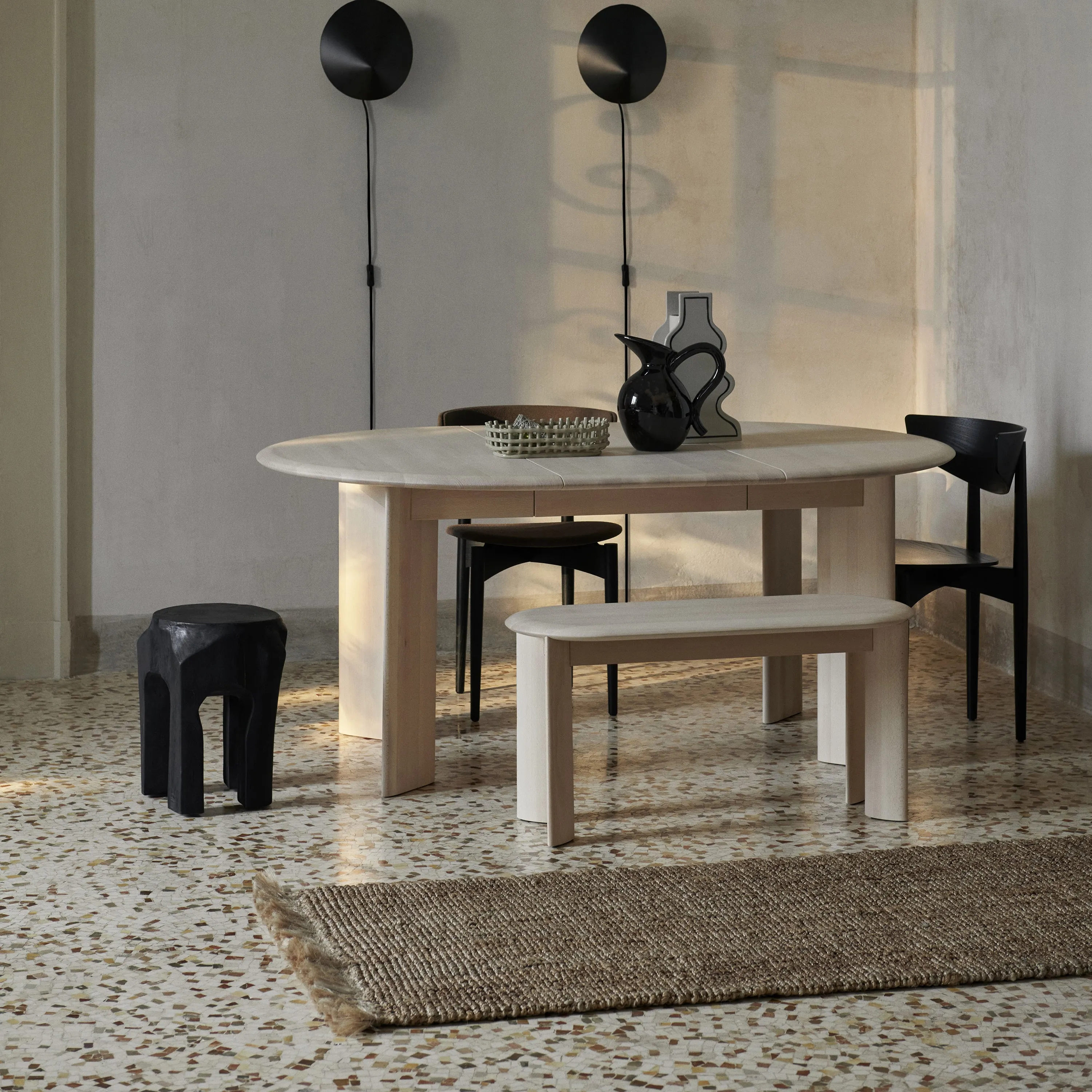 Bevel Extendable Dining Table