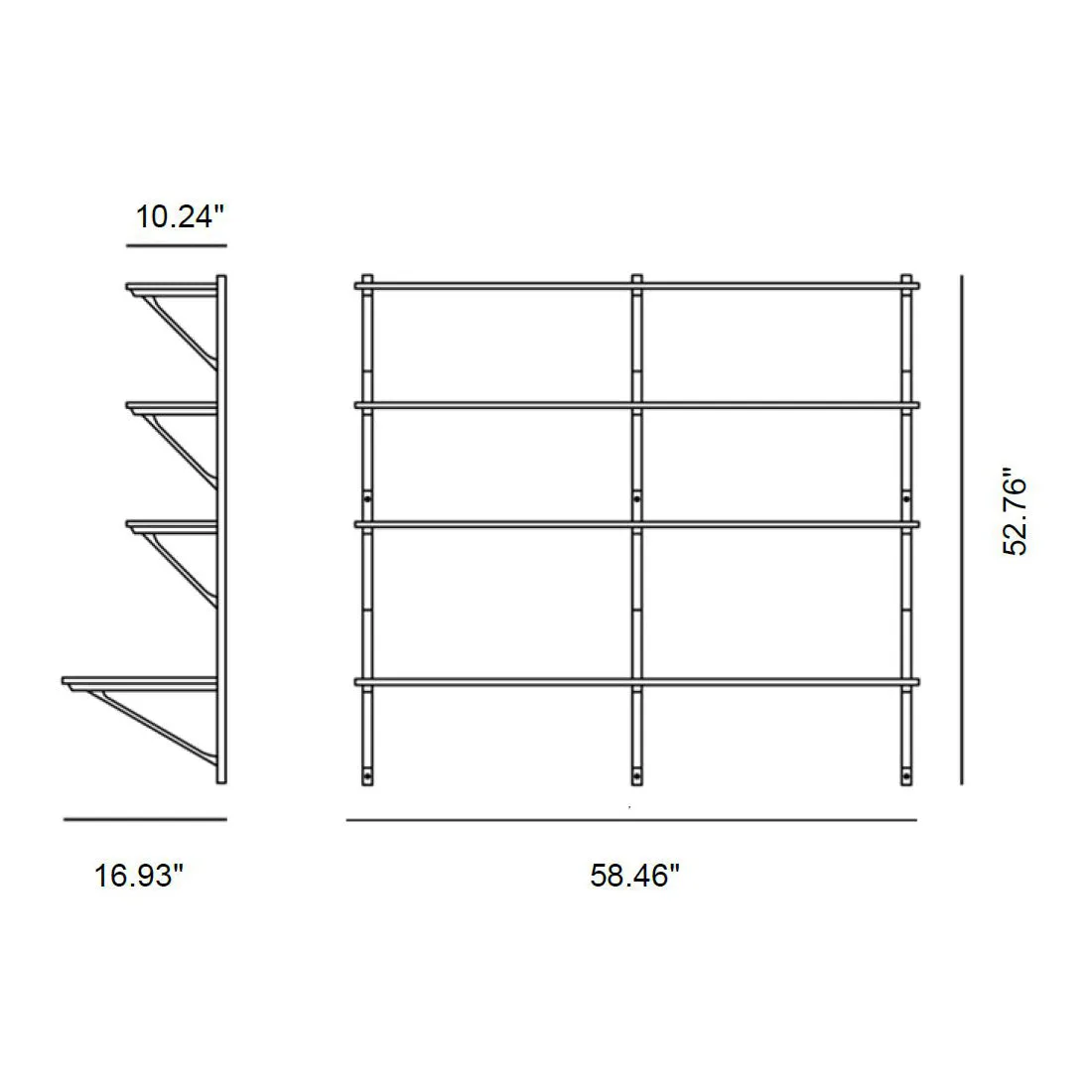 BM29 2-Wide Shelf with Desk