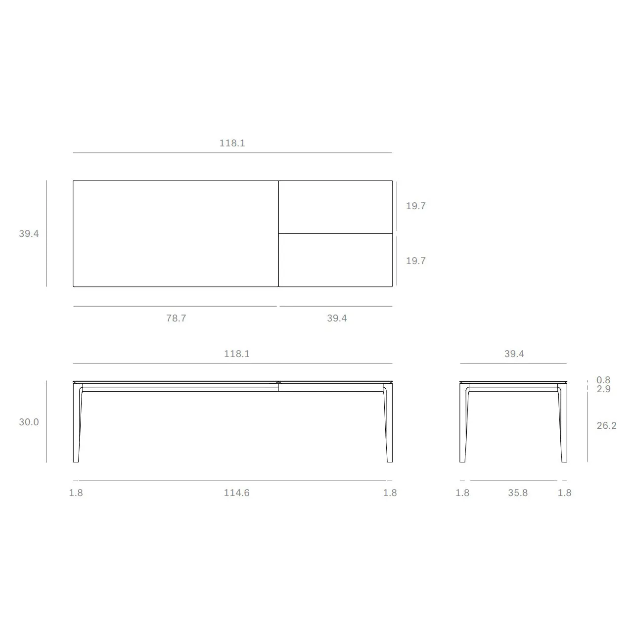 Bok Extendable Dining Table