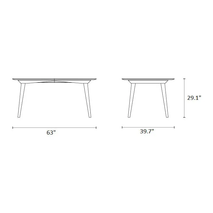 Bridge Extendable Dining Table