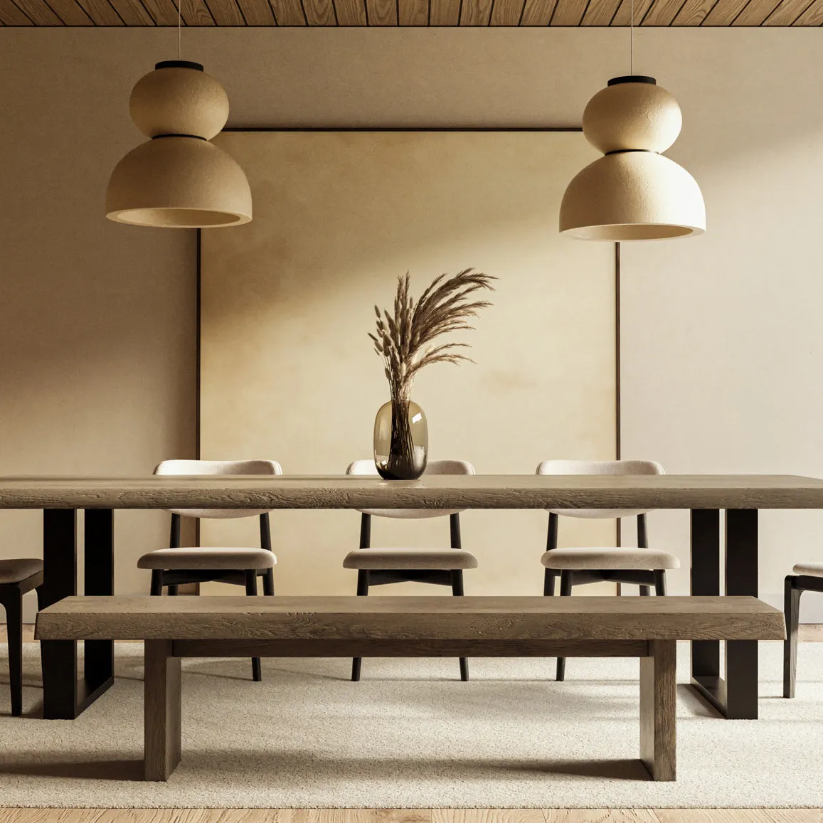 Brooks Dining Table - U Base
