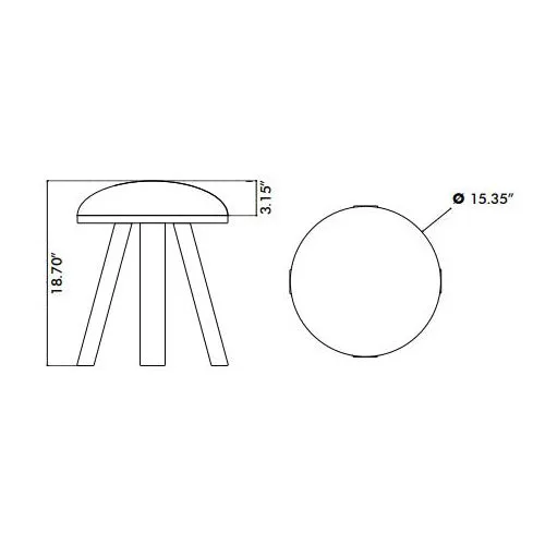 BuzziMilk Dining Stool