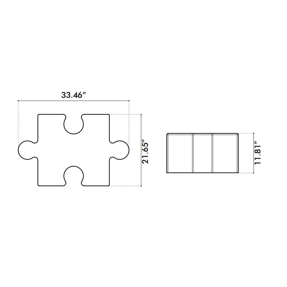BuzziPuzzle Pouf