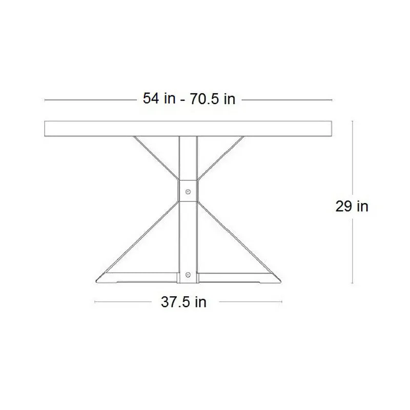 Cambridge Round Extendable Dining Table