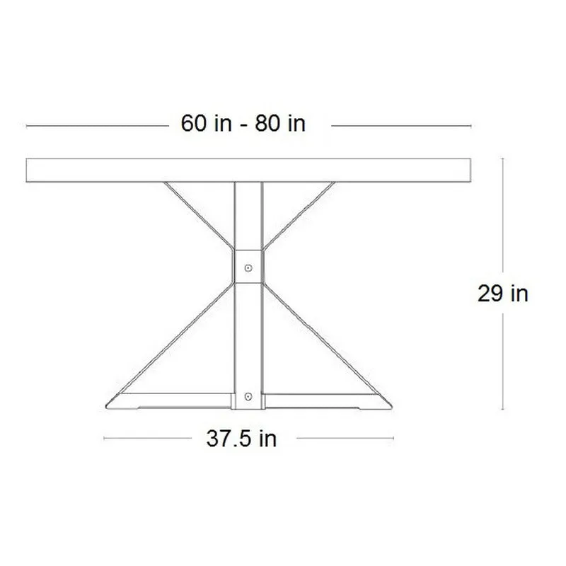 Cambridge Round Extendable Dining Table