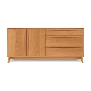 Catalina 3 Drawers on Right, 2 Doors onLeft Dresser