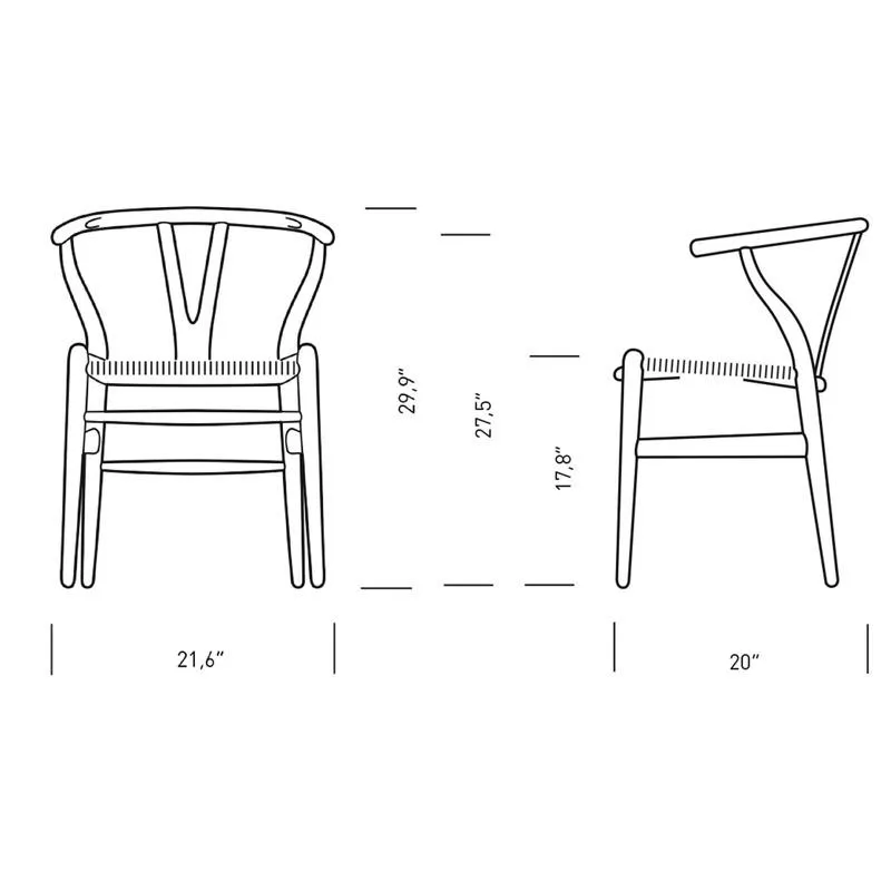 CH24 Wishbone Chair Soft Colors