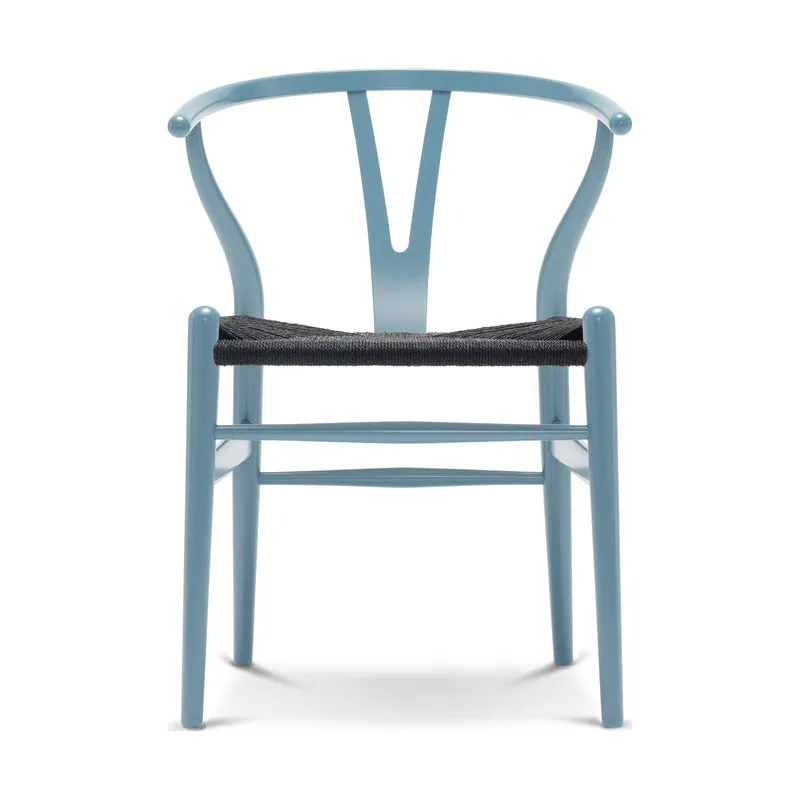 CH24 Wishbone Chair with Black Paper Cord