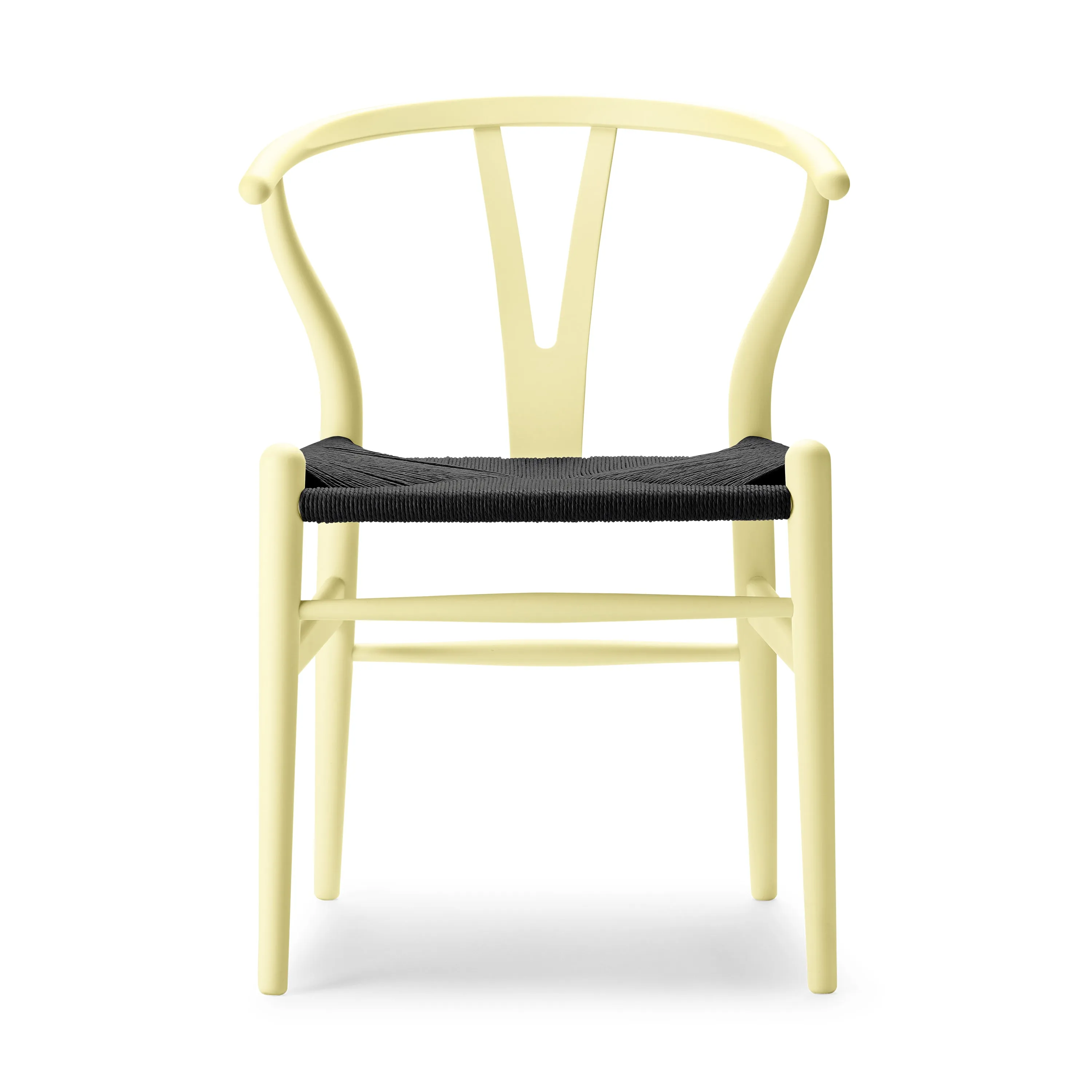 CH24 Wishbone Chair with Black Paper Cord