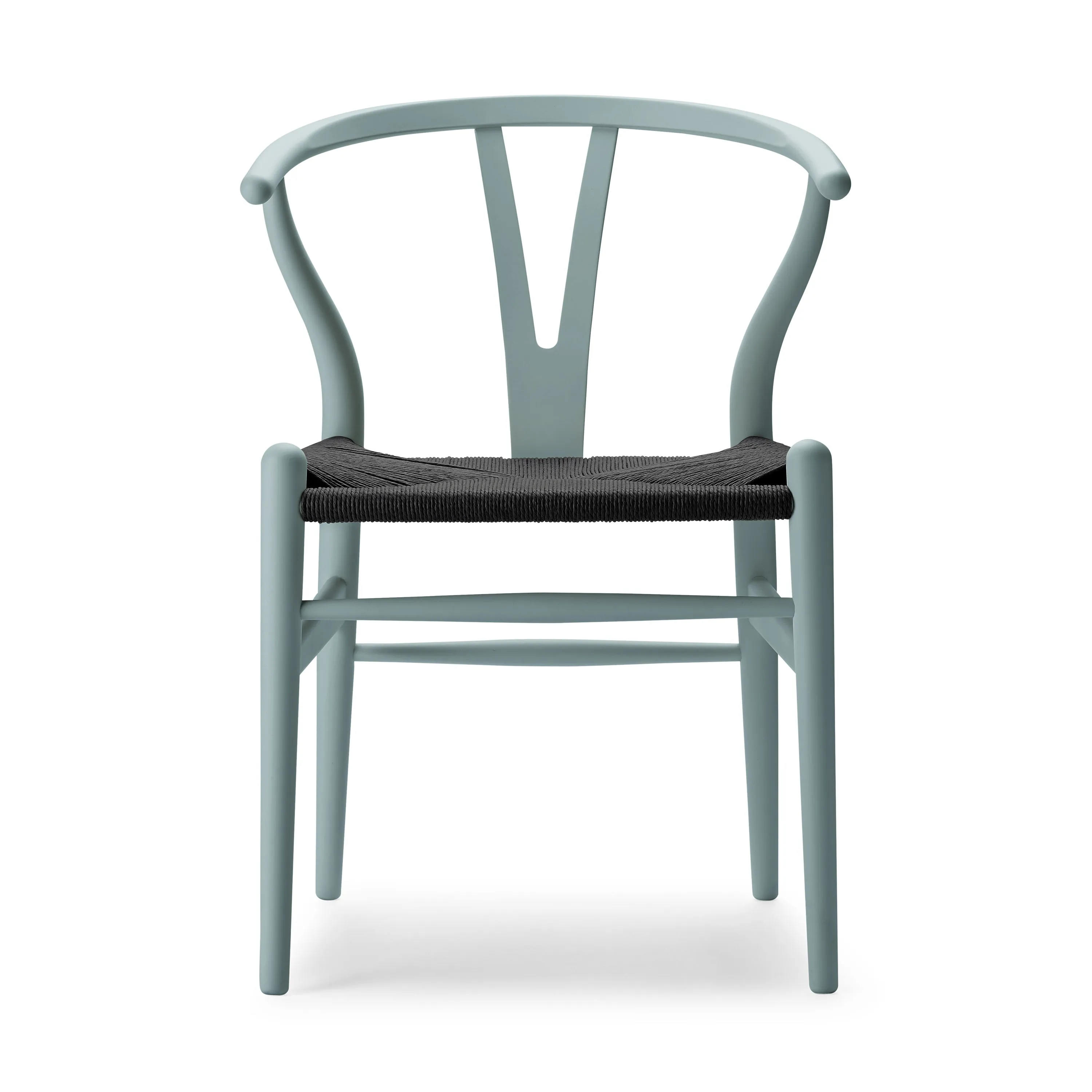 CH24 Wishbone Chair with Black Paper Cord