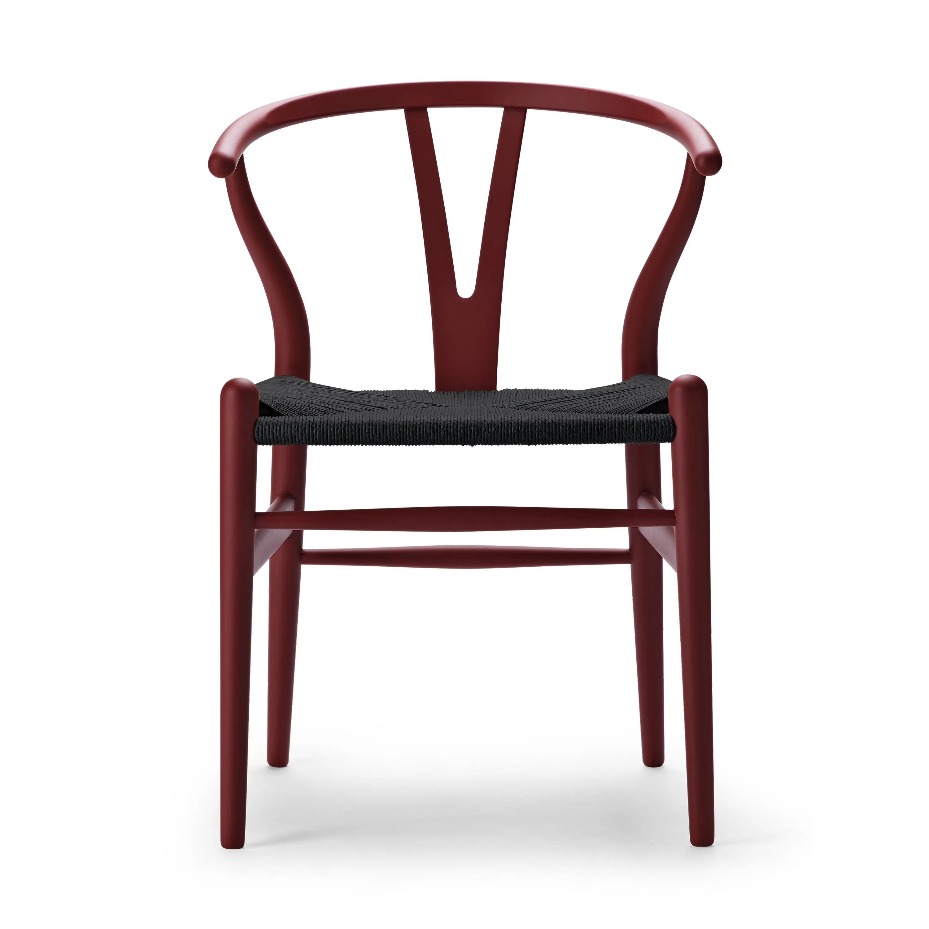 CH24 Wishbone Chair with Black Paper Cord