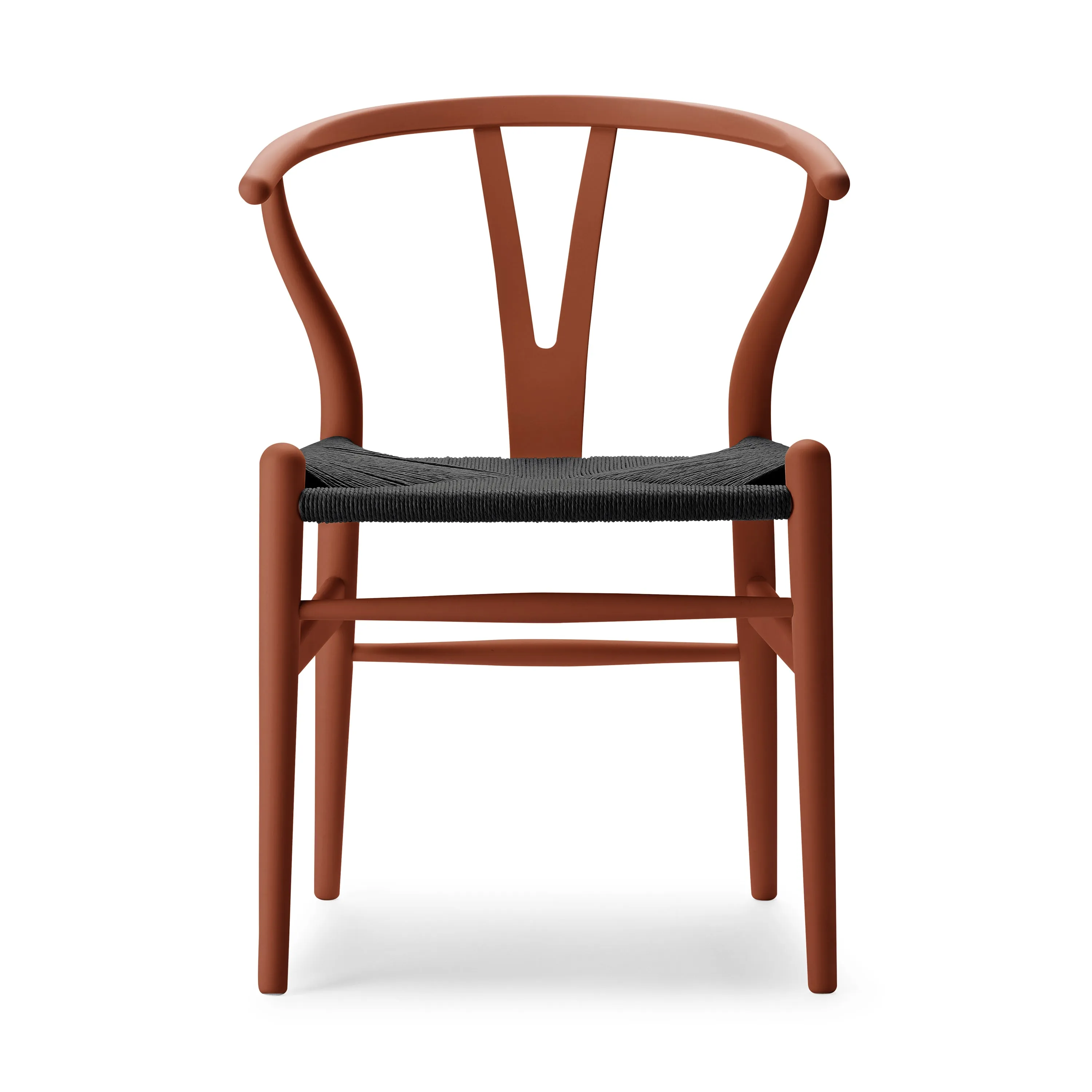 CH24 Wishbone Chair with Black Paper Cord
