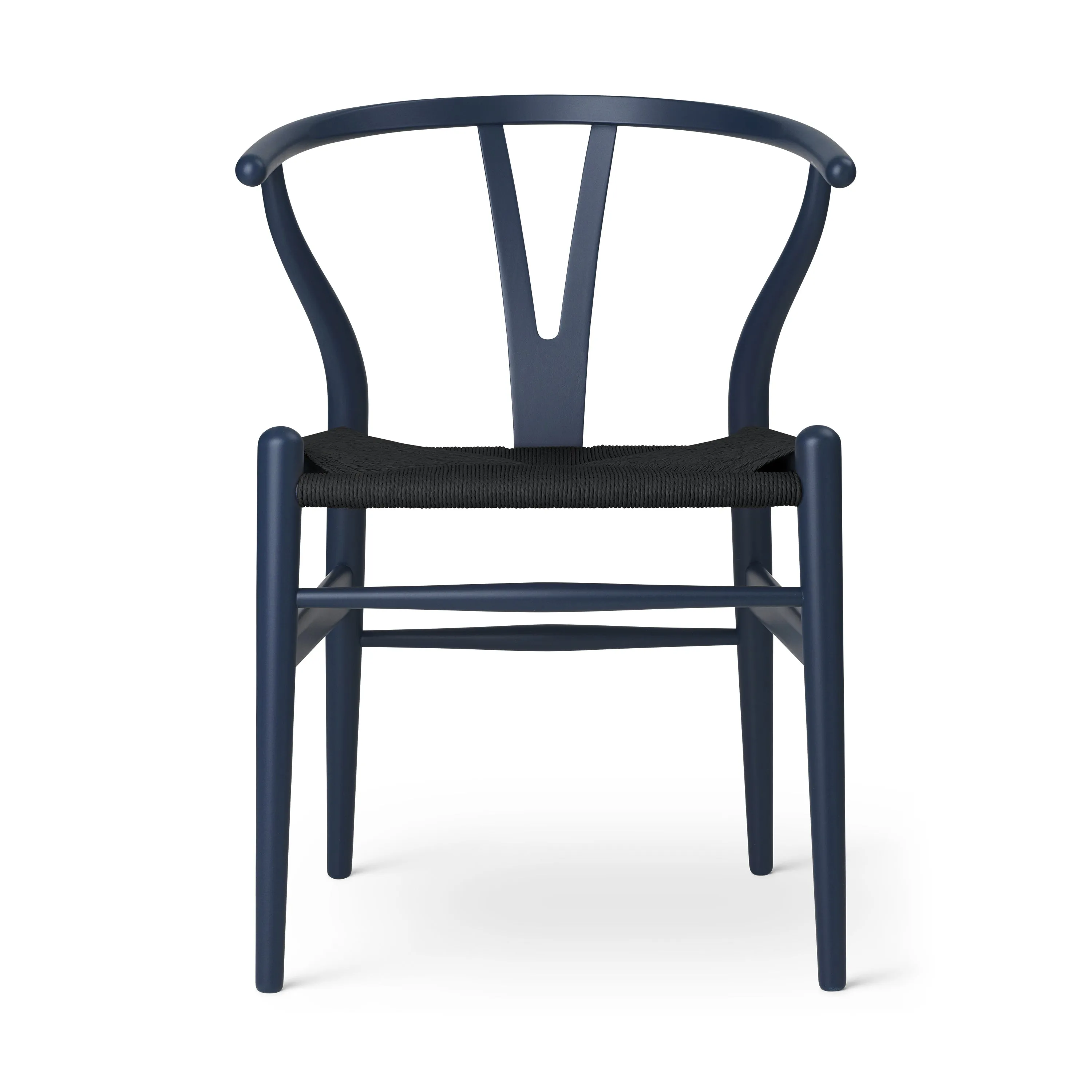 CH24 Wishbone Chair with Black Paper Cord
