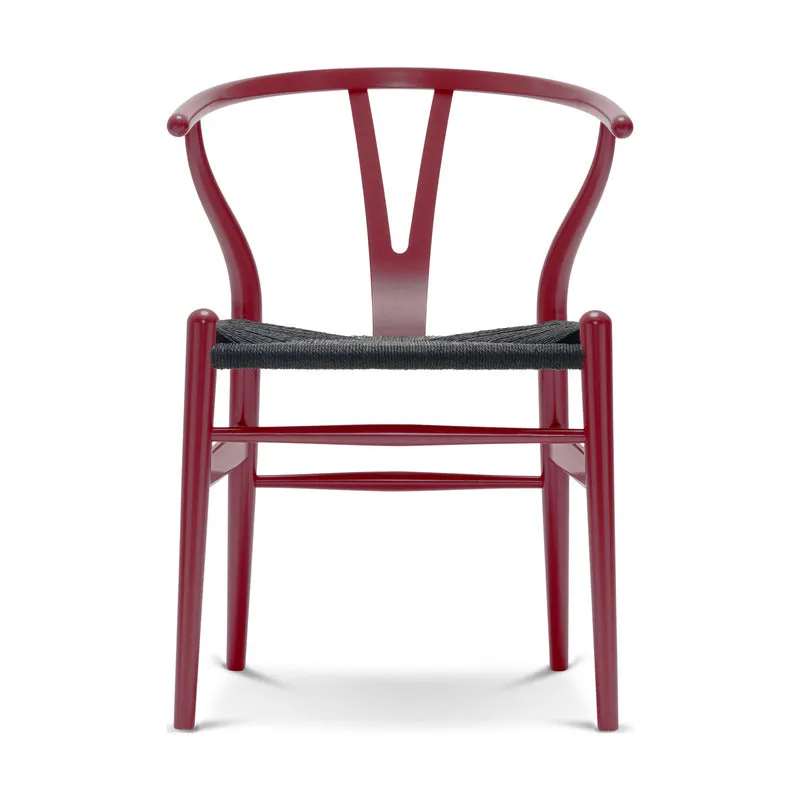 CH24 Wishbone Chair with Black Paper Cord