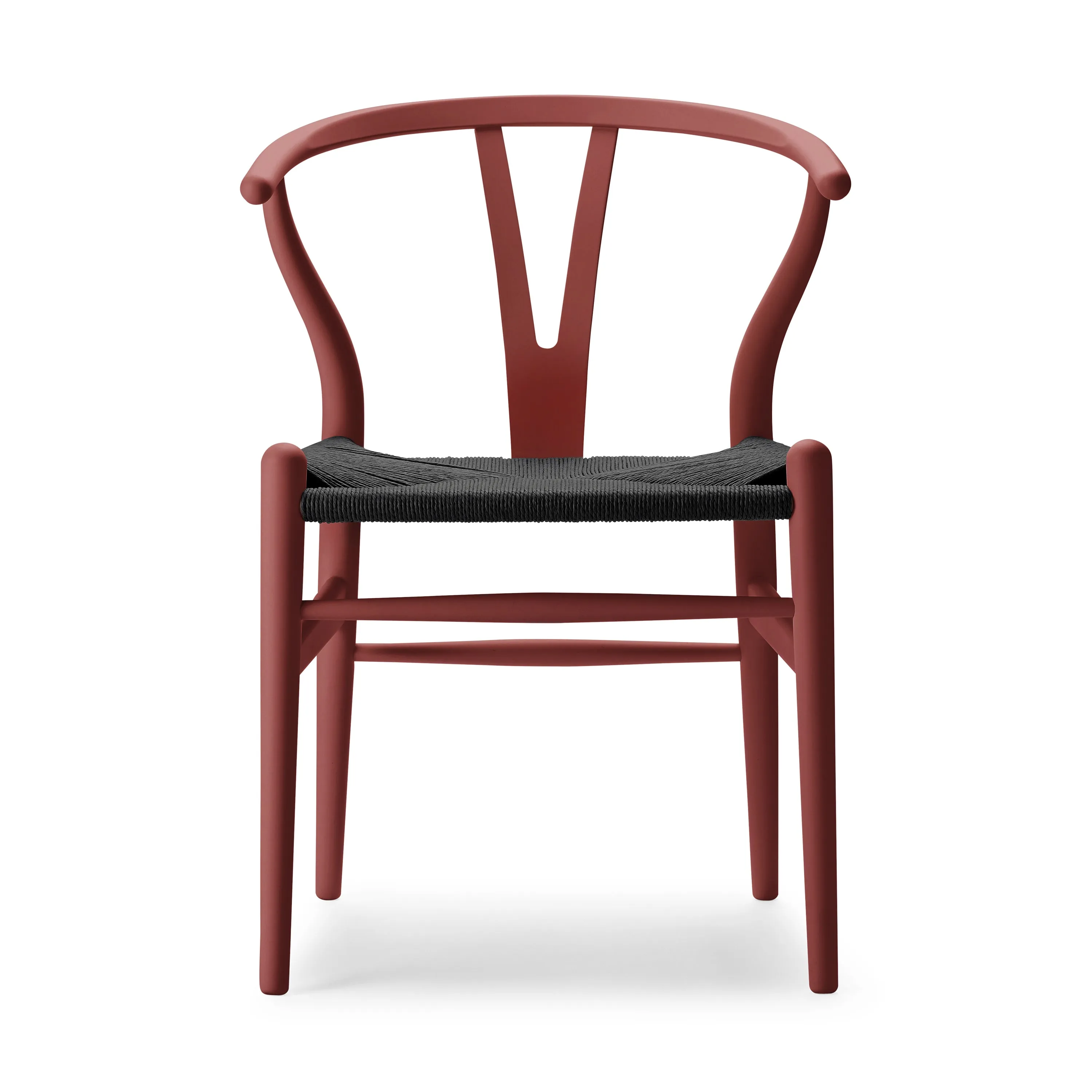 CH24 Wishbone Chair with Black Paper Cord
