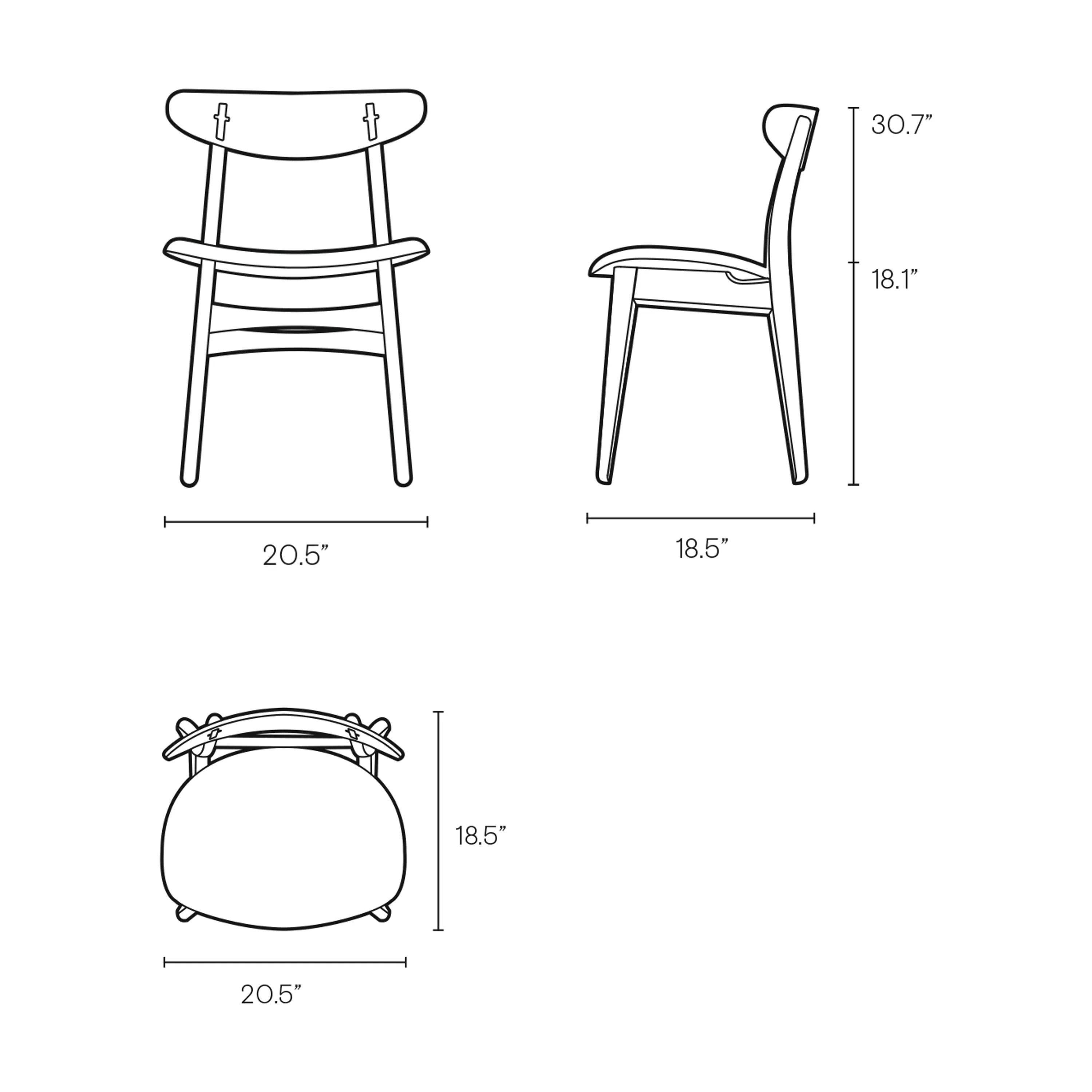 CH30P Dining Chair