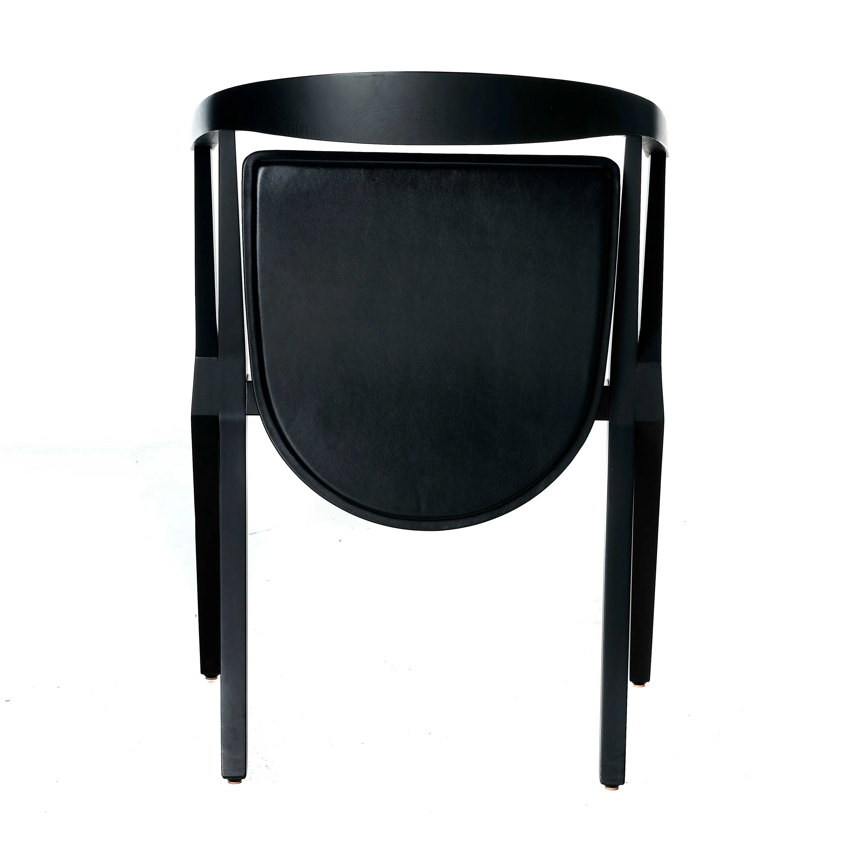 Chair B Folding Chair with Leather Seat