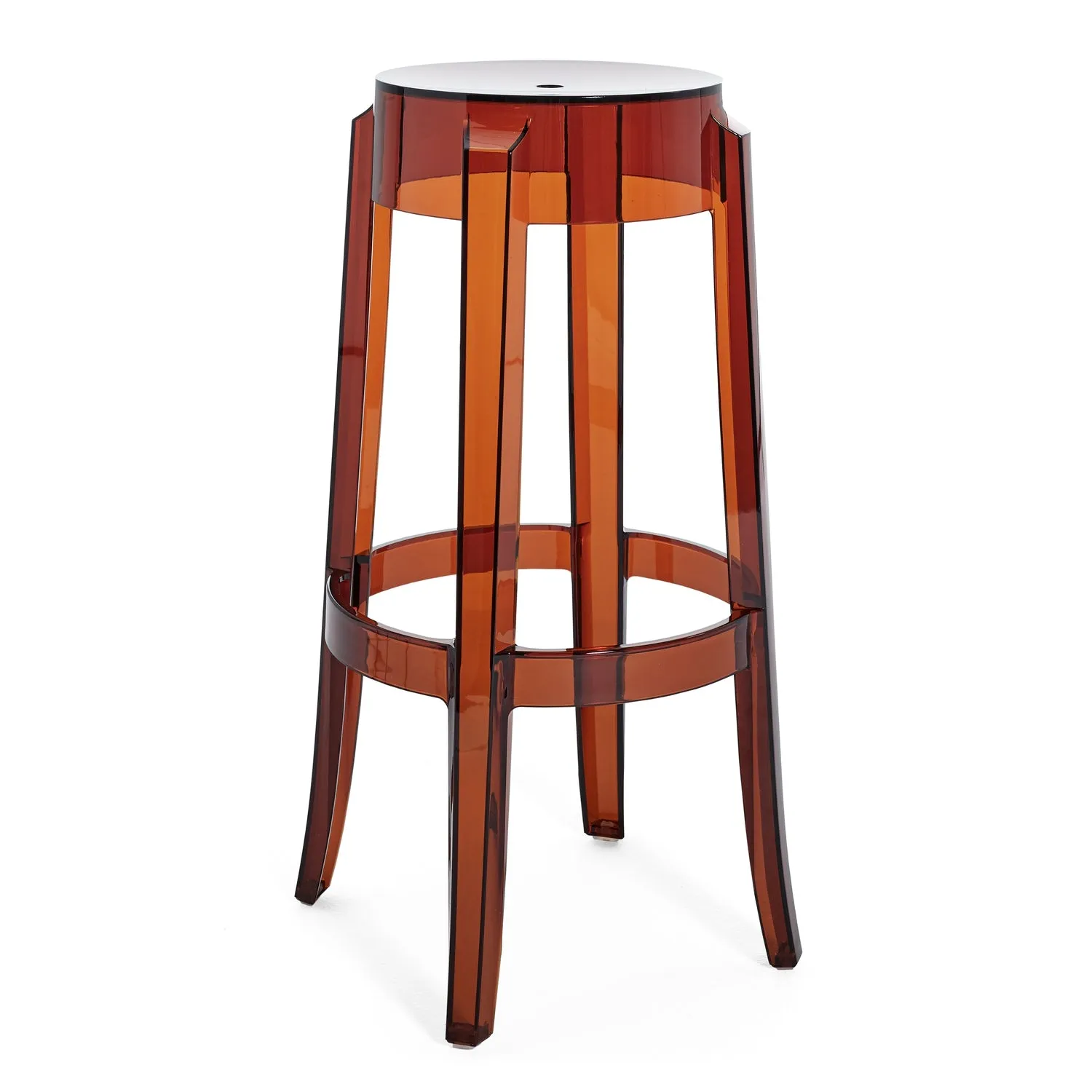 Charles Ghost Transparent Stool (Set of 2)