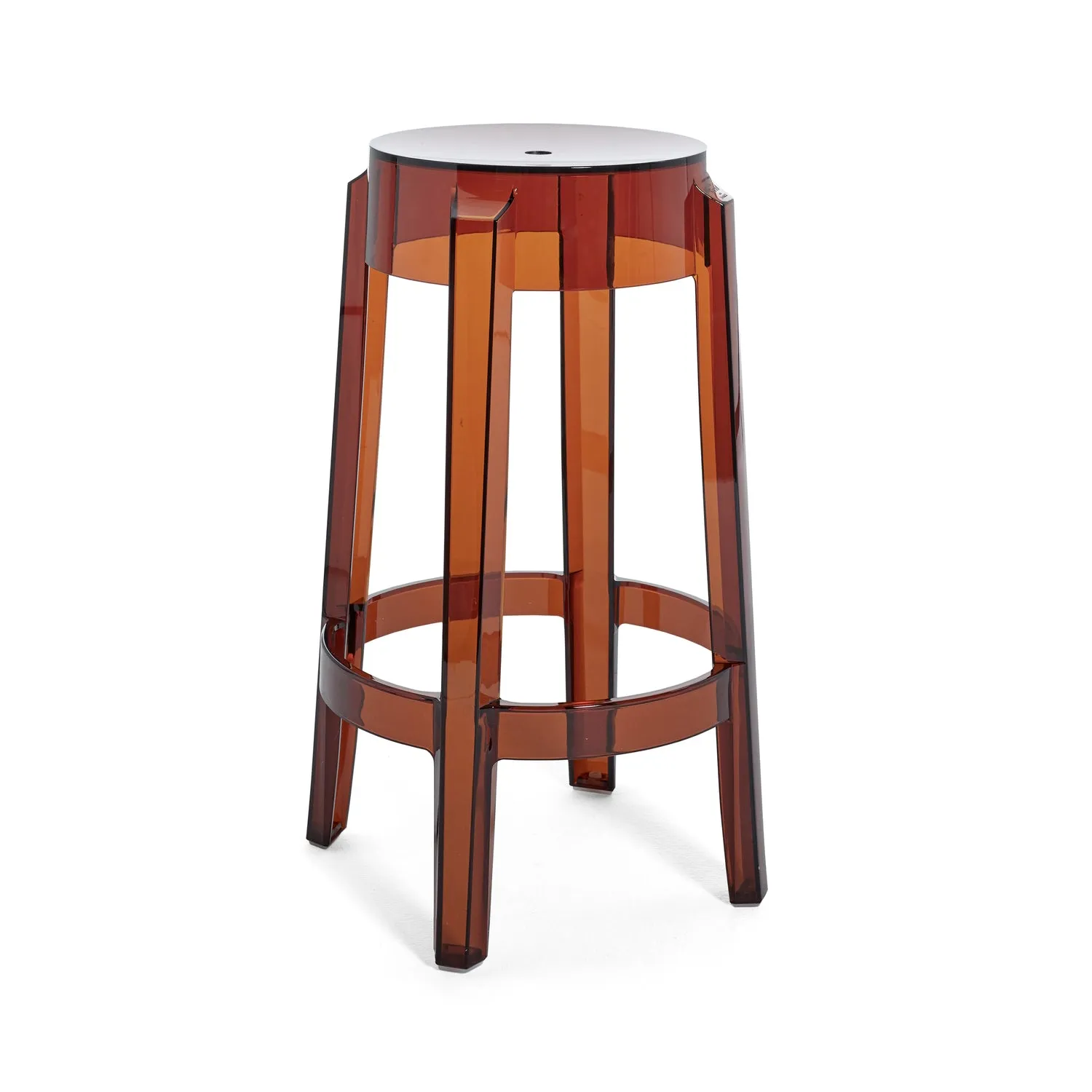 Charles Ghost Transparent Stool (Set of 2)
