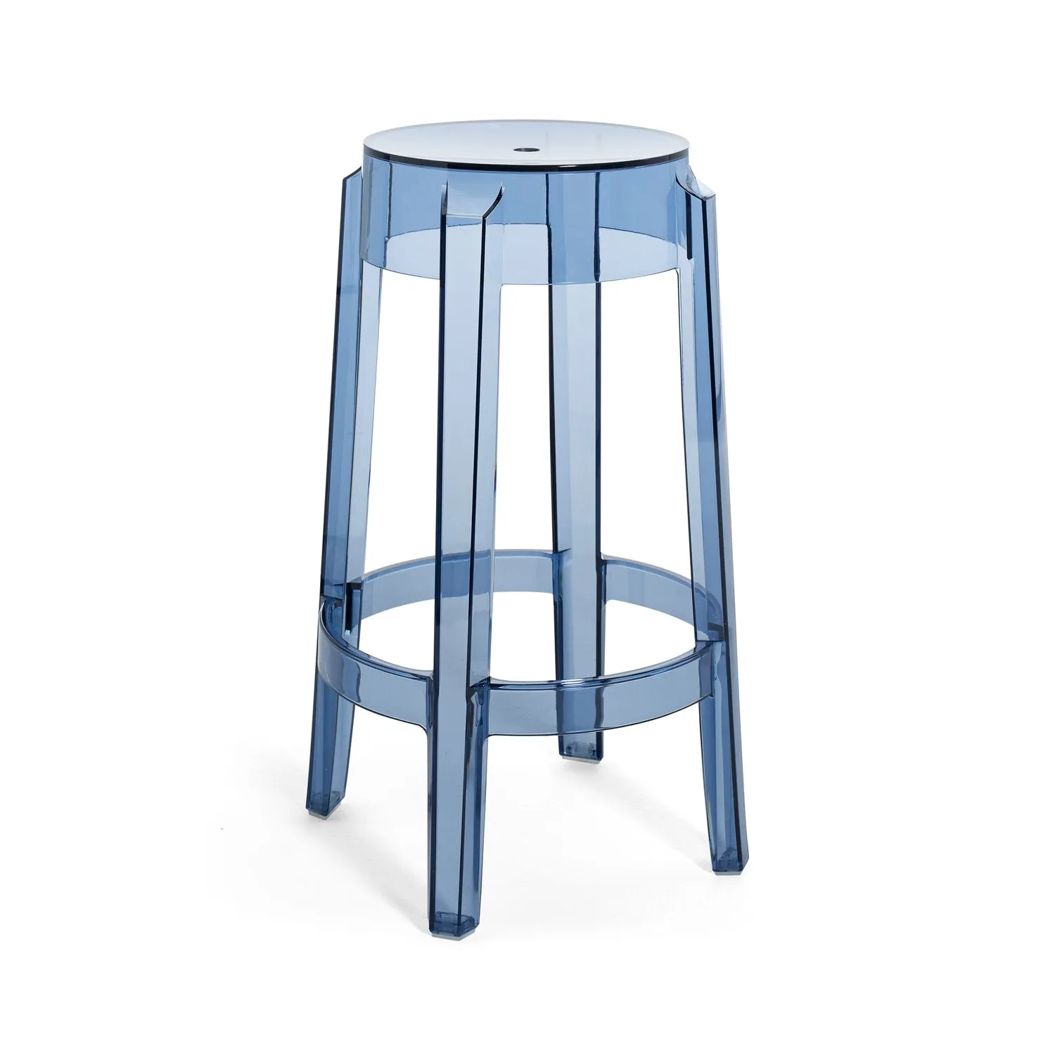 Charles Ghost Transparent Stool (Set of 2)