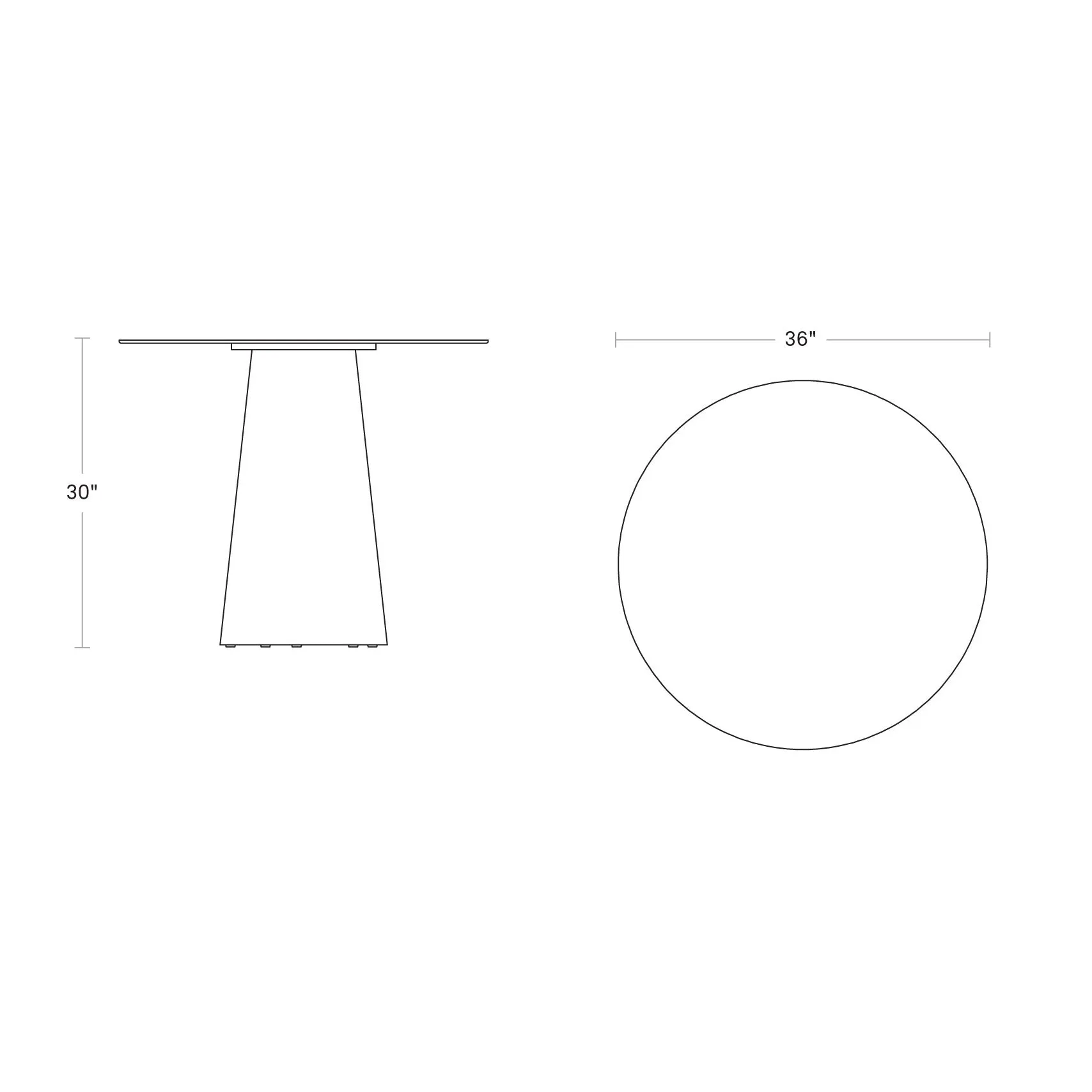 Circula Caf Table