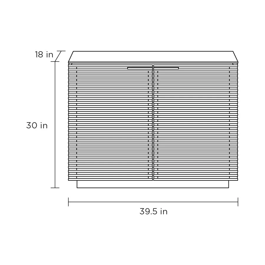 Corridor 2-Door Storage Cabinet